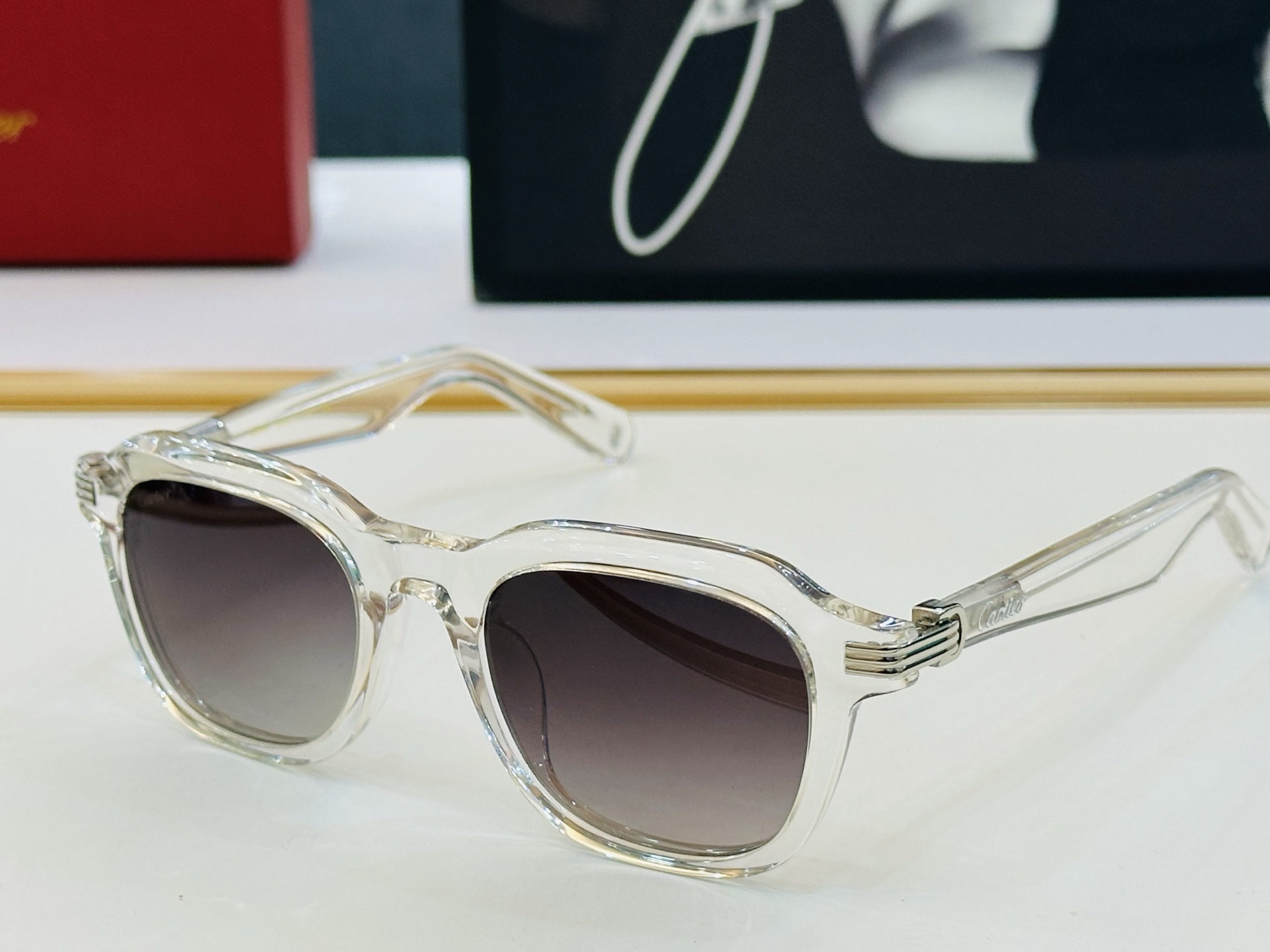 Cartier-卡家 🎁CT0536S Size：48口22-145 不挑脸型 简约大气 时尚休闲👌👃C