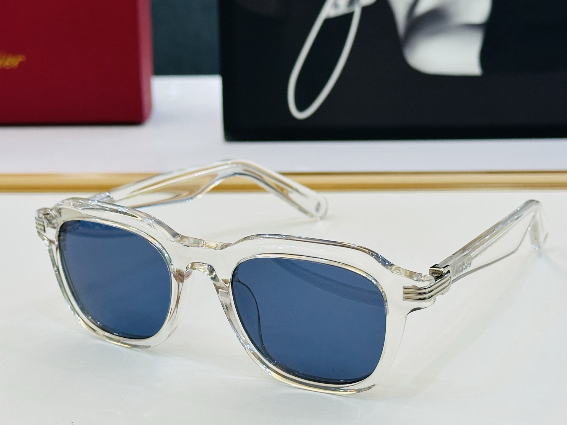 Cartier-卡家 🎁CT0536S Size：48口22-145 不挑脸型 简约大气 时尚休闲👌👃C