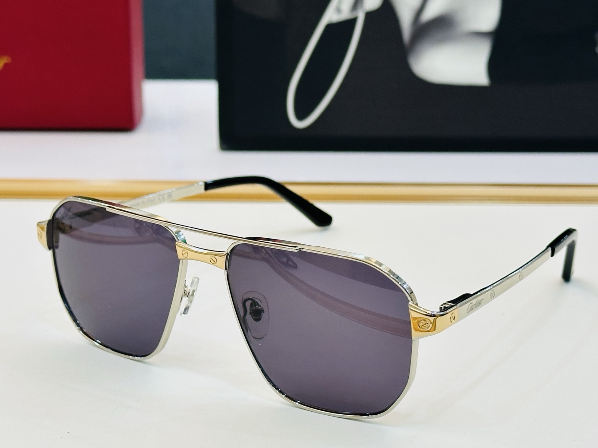 🆕 Cartie* CT0424S Size：59口15-140 卡家 上脸体验感非常赞超轻便。C设计大