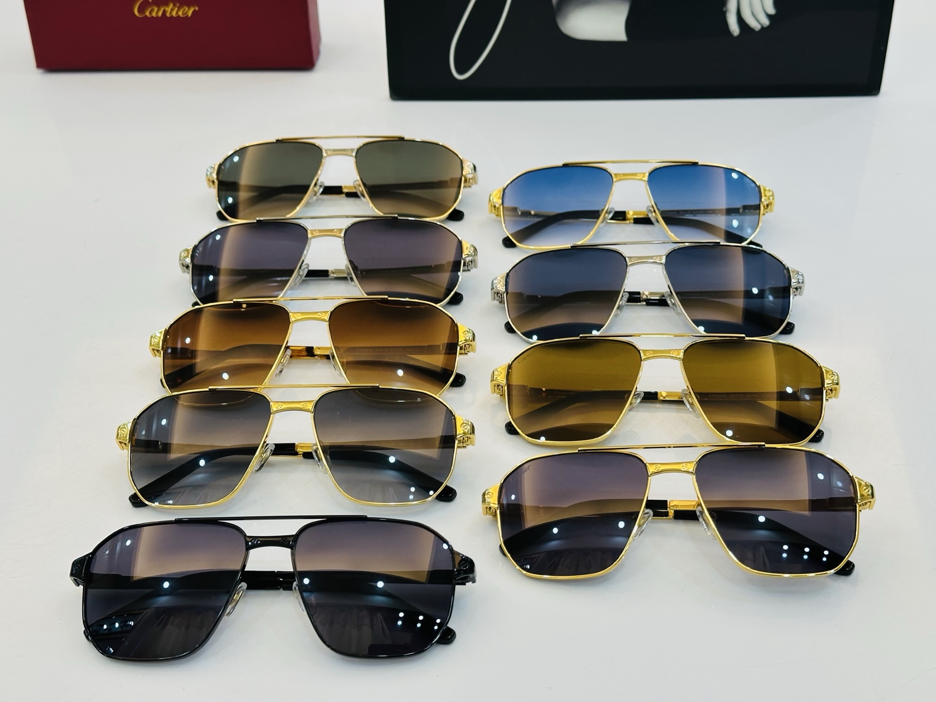 🆕 Cartie* CT0424S Size：59口15-140 卡家 上脸体验感非常赞超轻便。C设计大