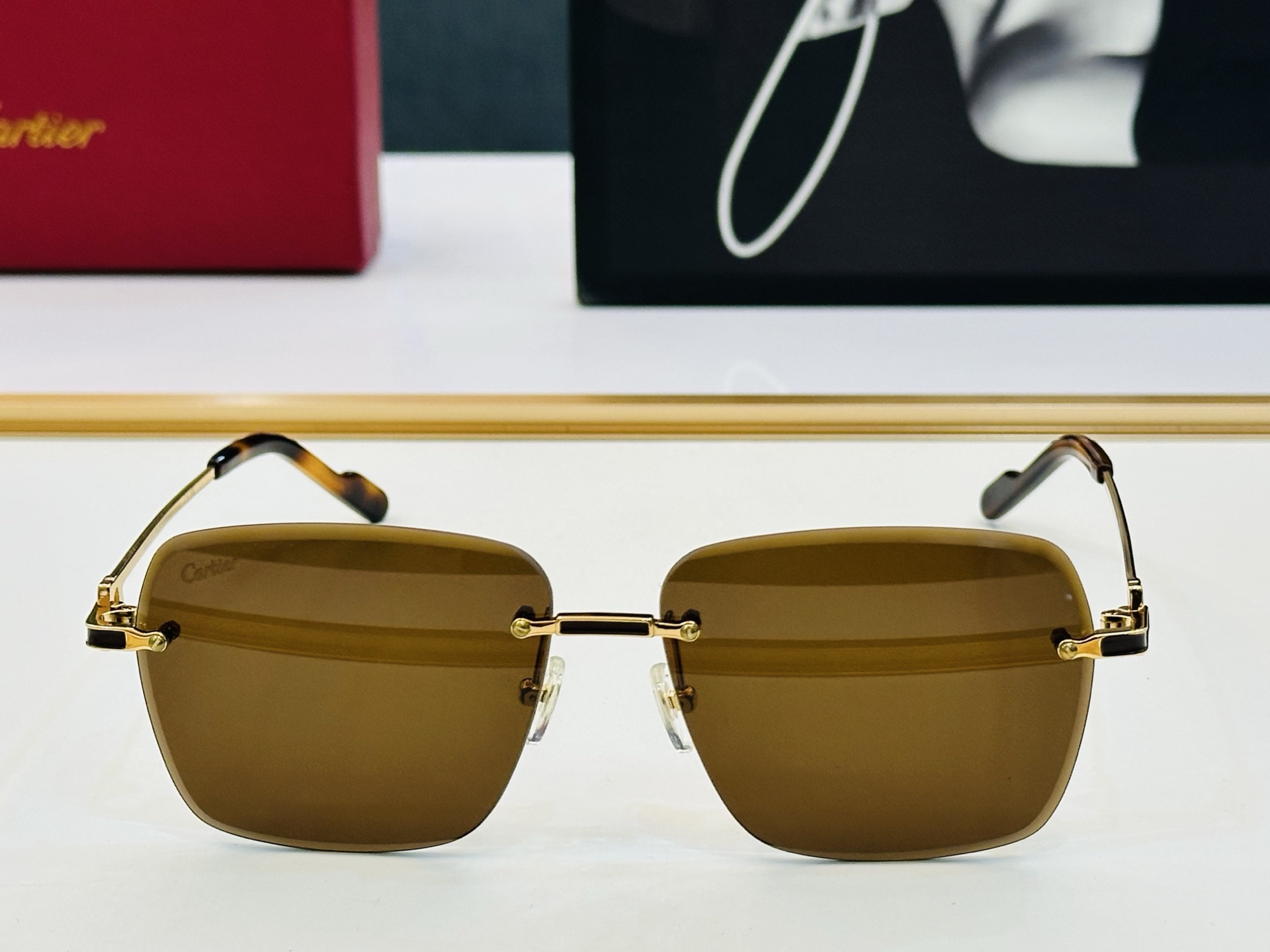 Cartier-卡家 ✨CT0336S Size：60口15-145 不挑脸型 简约大气 时尚休闲 👌👃