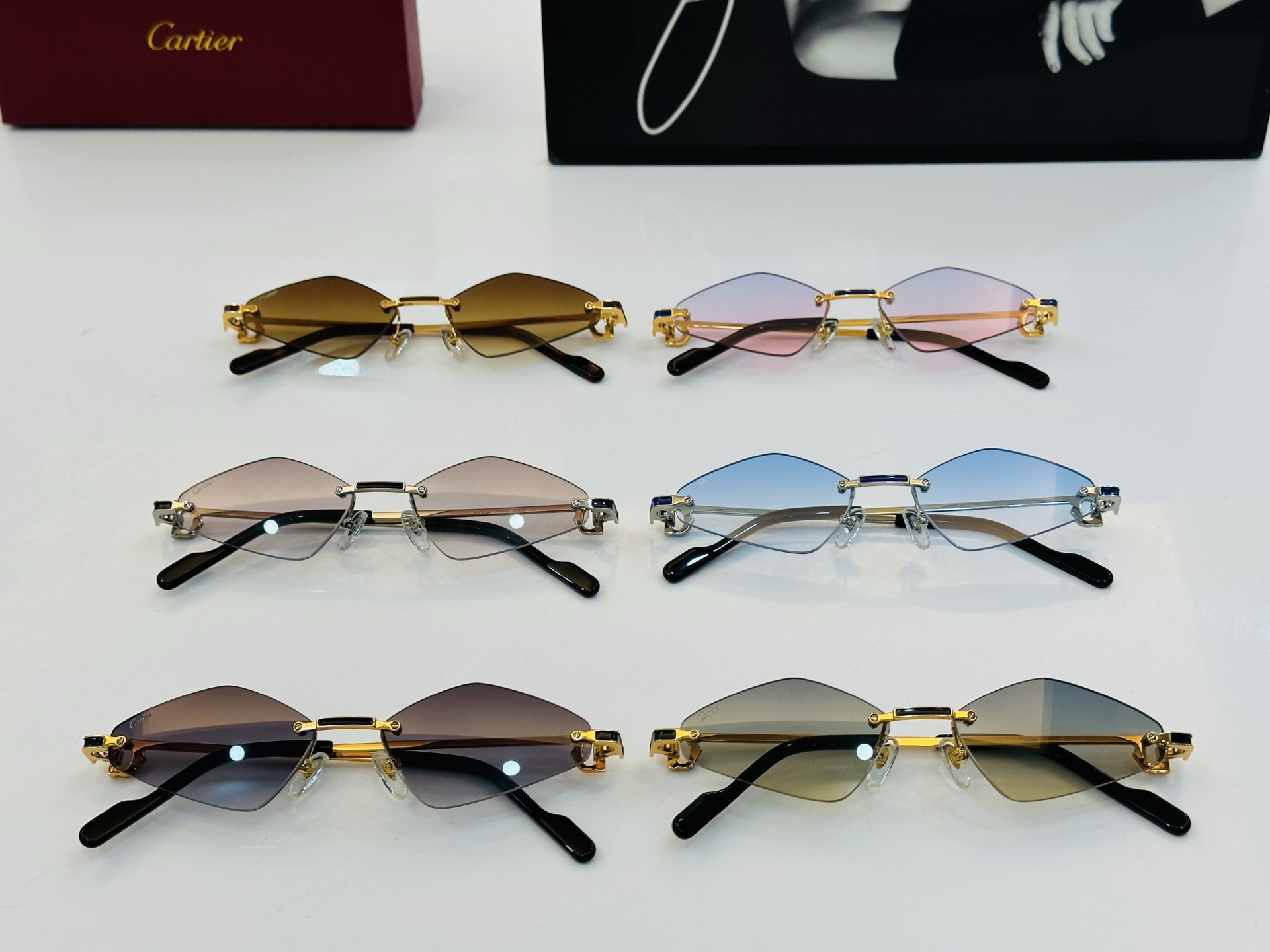 🆕 原版Cartie* 卡家 官网经典款 太阳镜 CT0659S Size：56口17-143 电镀工艺