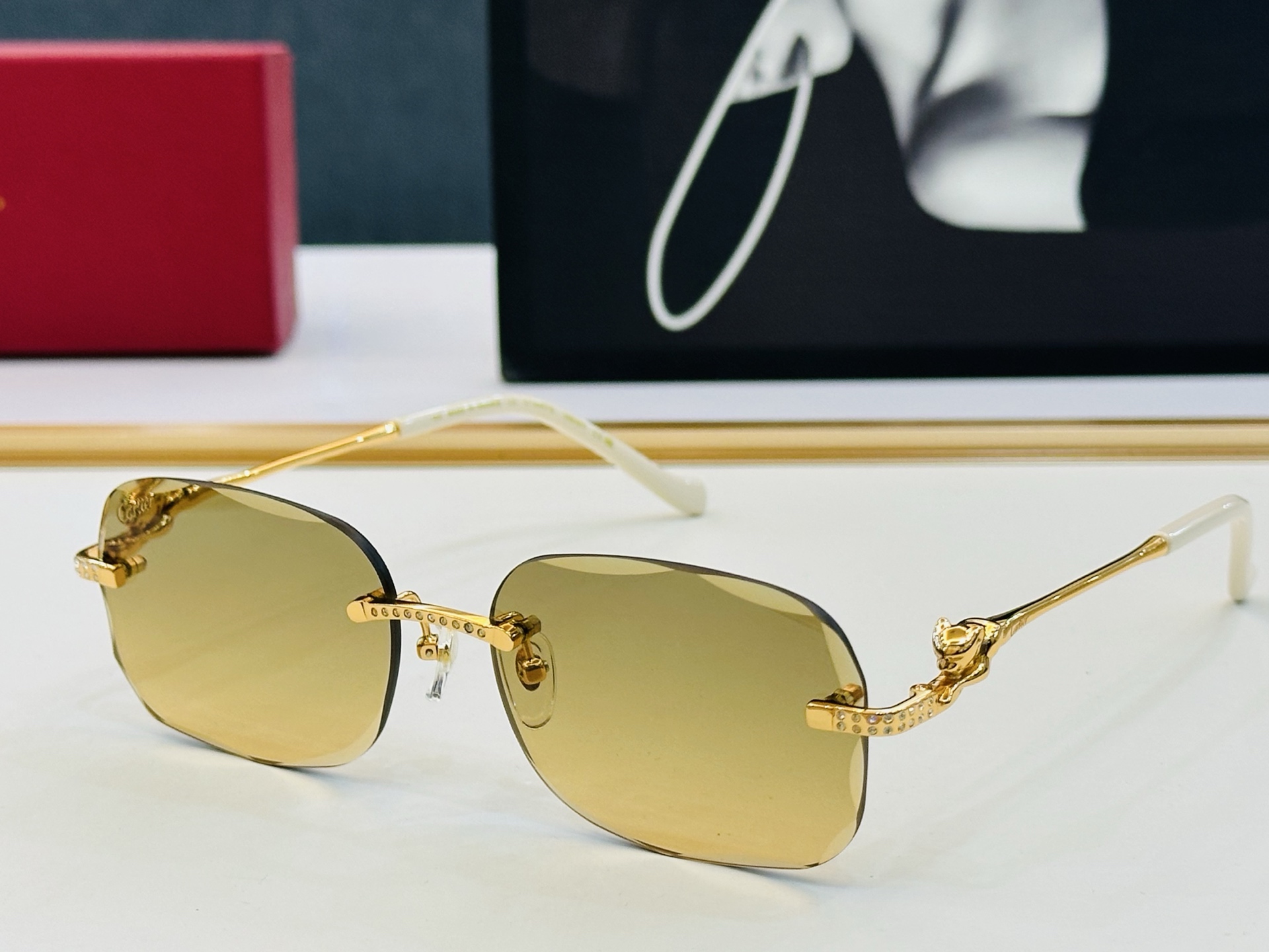 🆕 原版Cartie* 卡家 官网经典款 太阳镜 CT0687S Size：57口17-145 电镀工艺