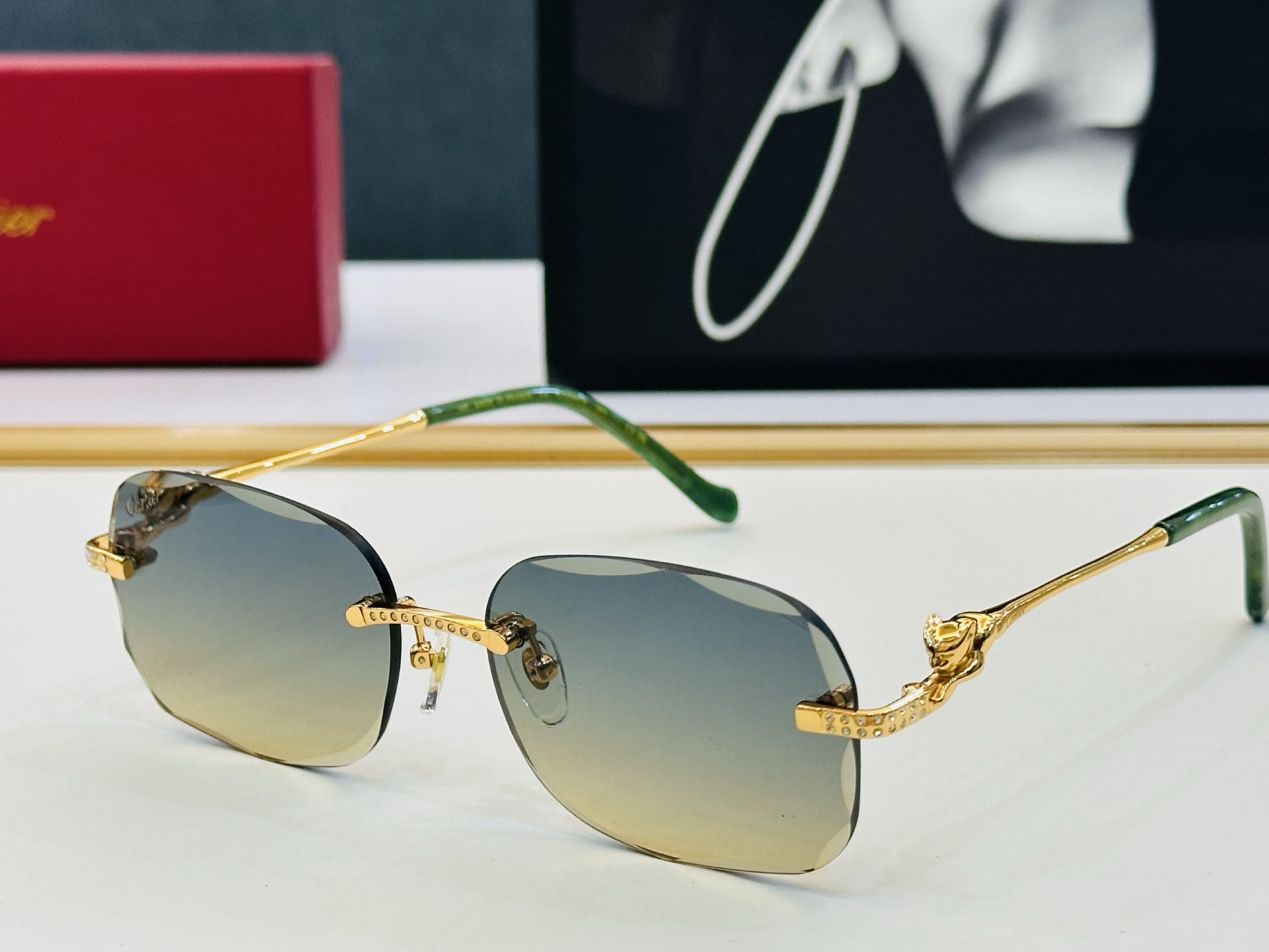 🆕 原版Cartie* 卡家 官网经典款 太阳镜 CT0687S Size：57口17-145 电镀工艺