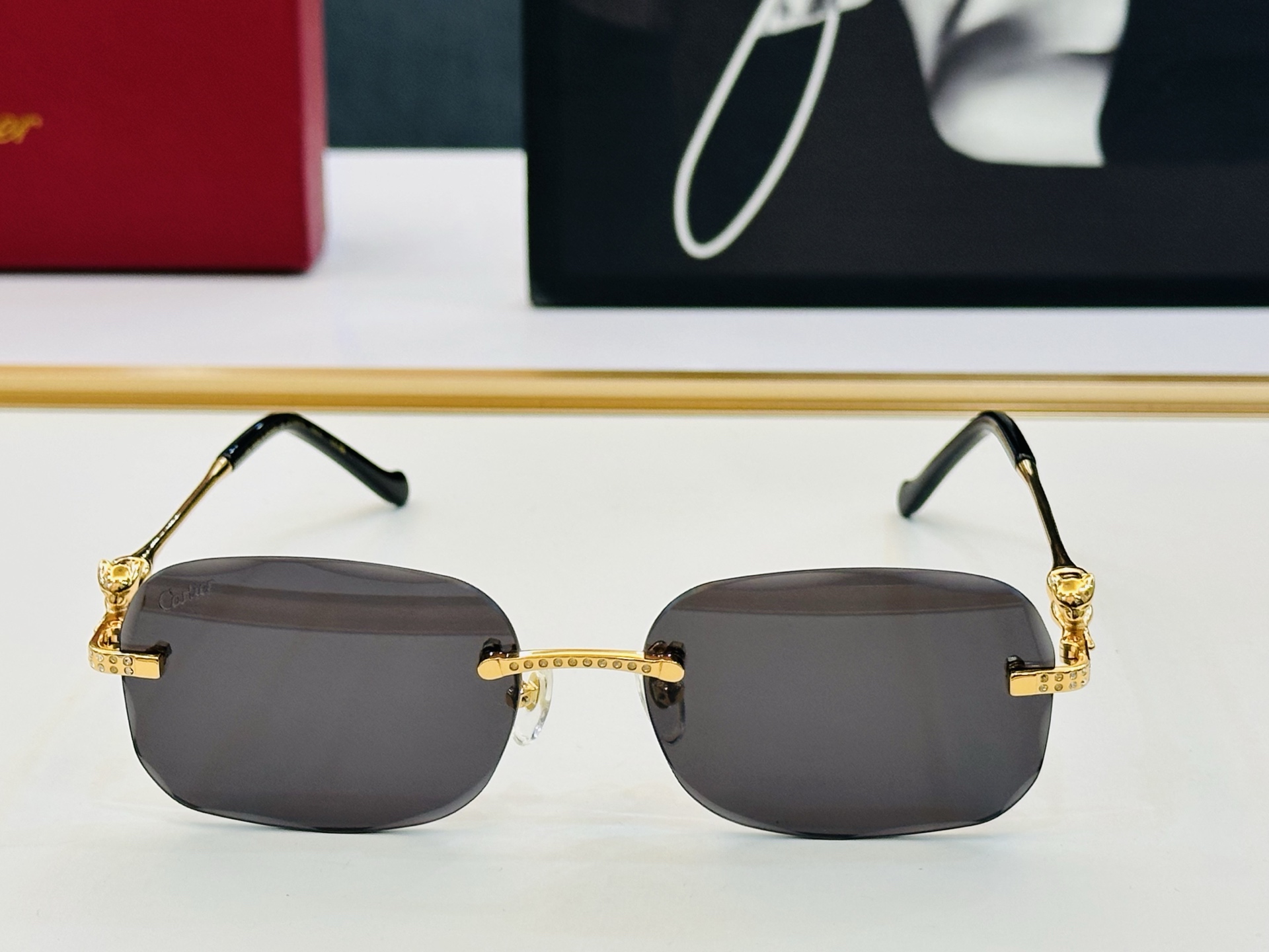 🆕 原版Cartie* 卡家 官网经典款 太阳镜 CT0687S Size：57口17-145 电镀工艺