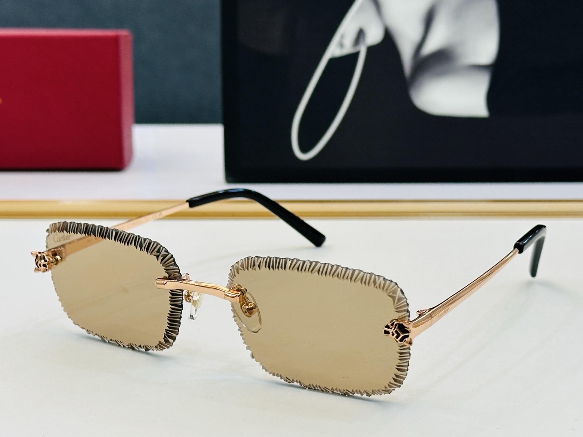 🆕 原版Cartie* 卡家 太阳镜 CT0831S Size：59口17-143 电镀工艺精湛大牌品 