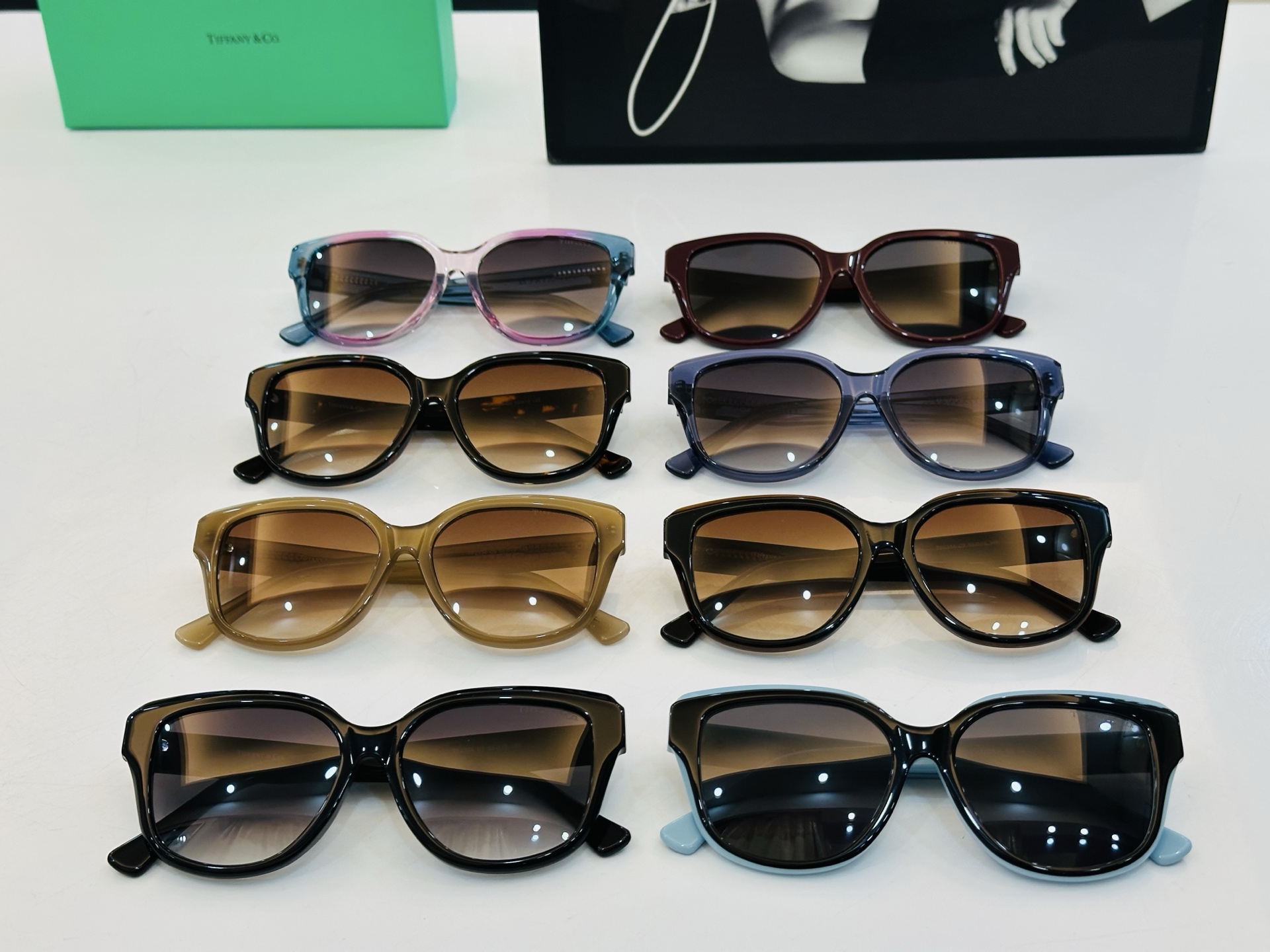 蒂芙家 Tiffany & CO. TF2334 Size：53口19-145 时尚太阳镜架 👍Z 多色