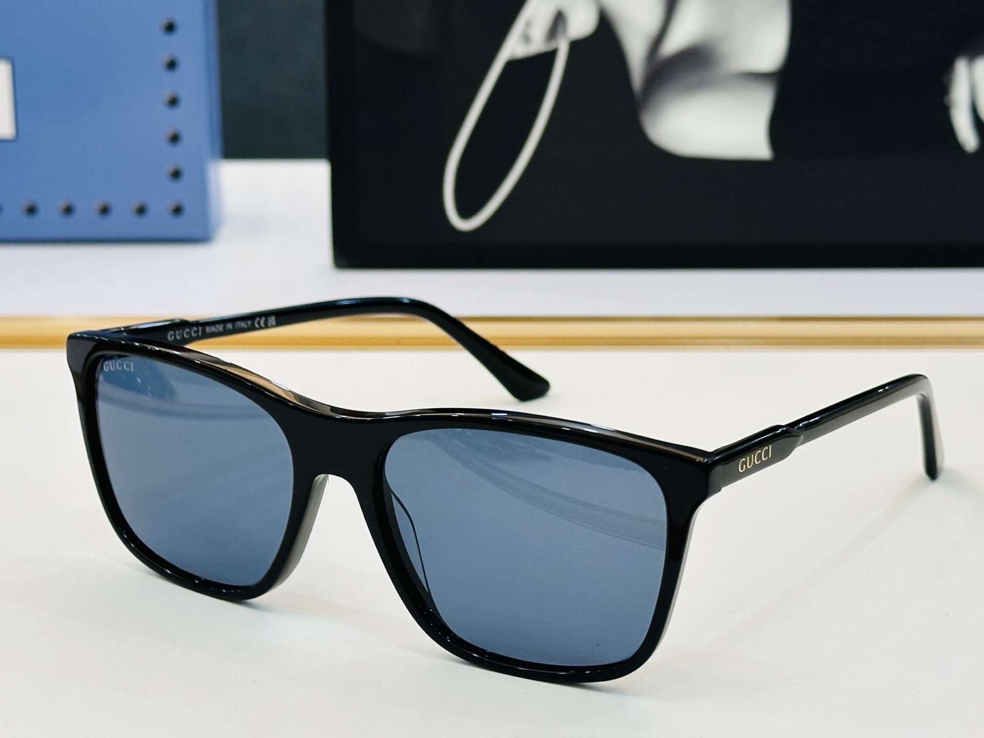 🔺GUCC*🔻 古家GG1819S Size：57口17-145 原版墨镜搭配镜框🔝🔝时尚靓丽 L个性十