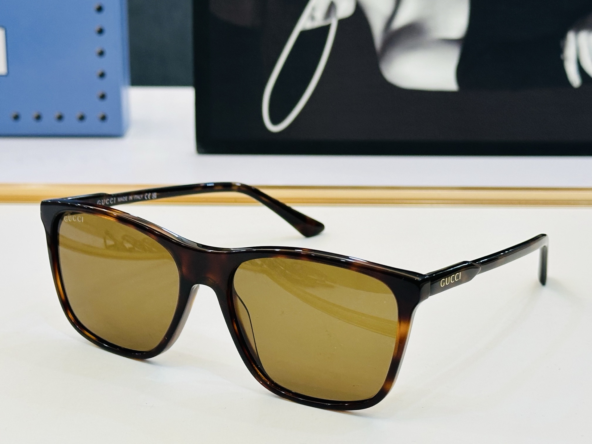 🔺GUCC*🔻 古家GG1819S Size：57口17-145 原版墨镜搭配镜框🔝🔝时尚靓丽 L个性十