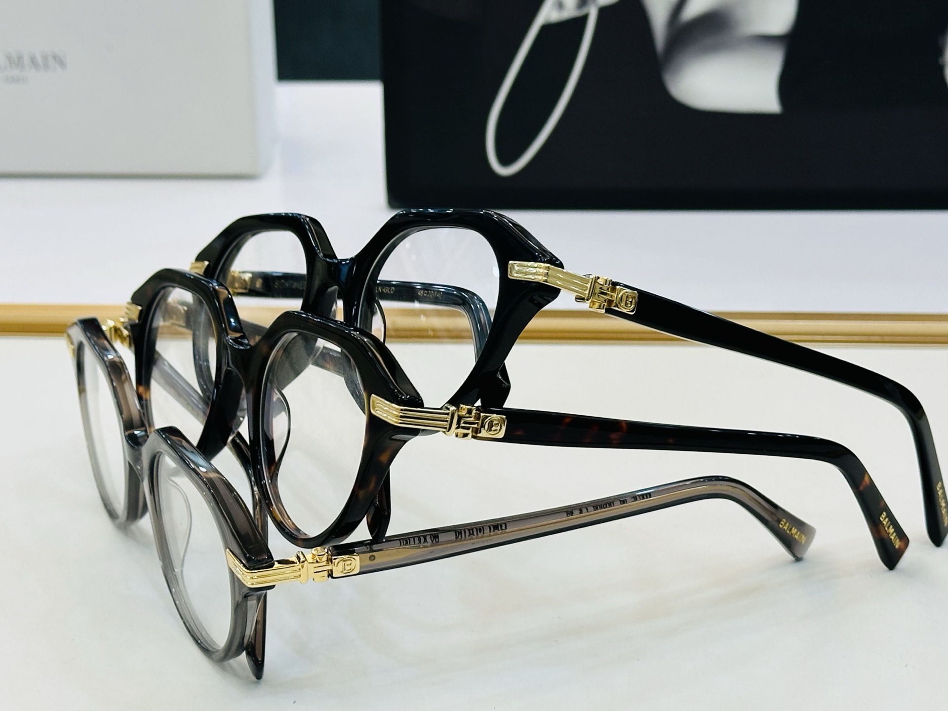 🆕 Balmain巴尔曼🌞MODEL:BPX-165F 🇨🇳🇨🇳🇨🇳SIZE: 48口22-140 标志