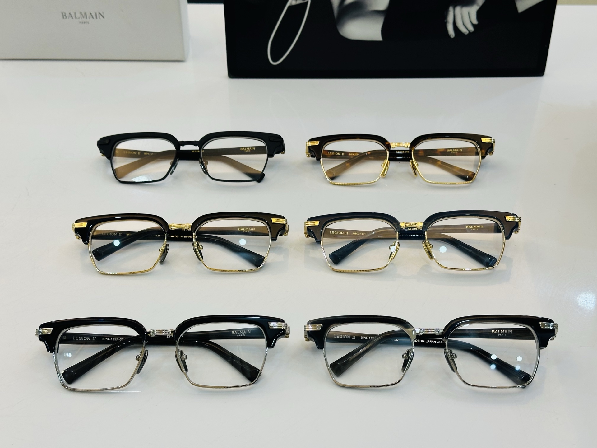 🆕 Balmain巴尔曼🌞MODEL:BPX-113A 🇨🇳🇨🇳🇨🇳SIZE: 52口19-140 标志