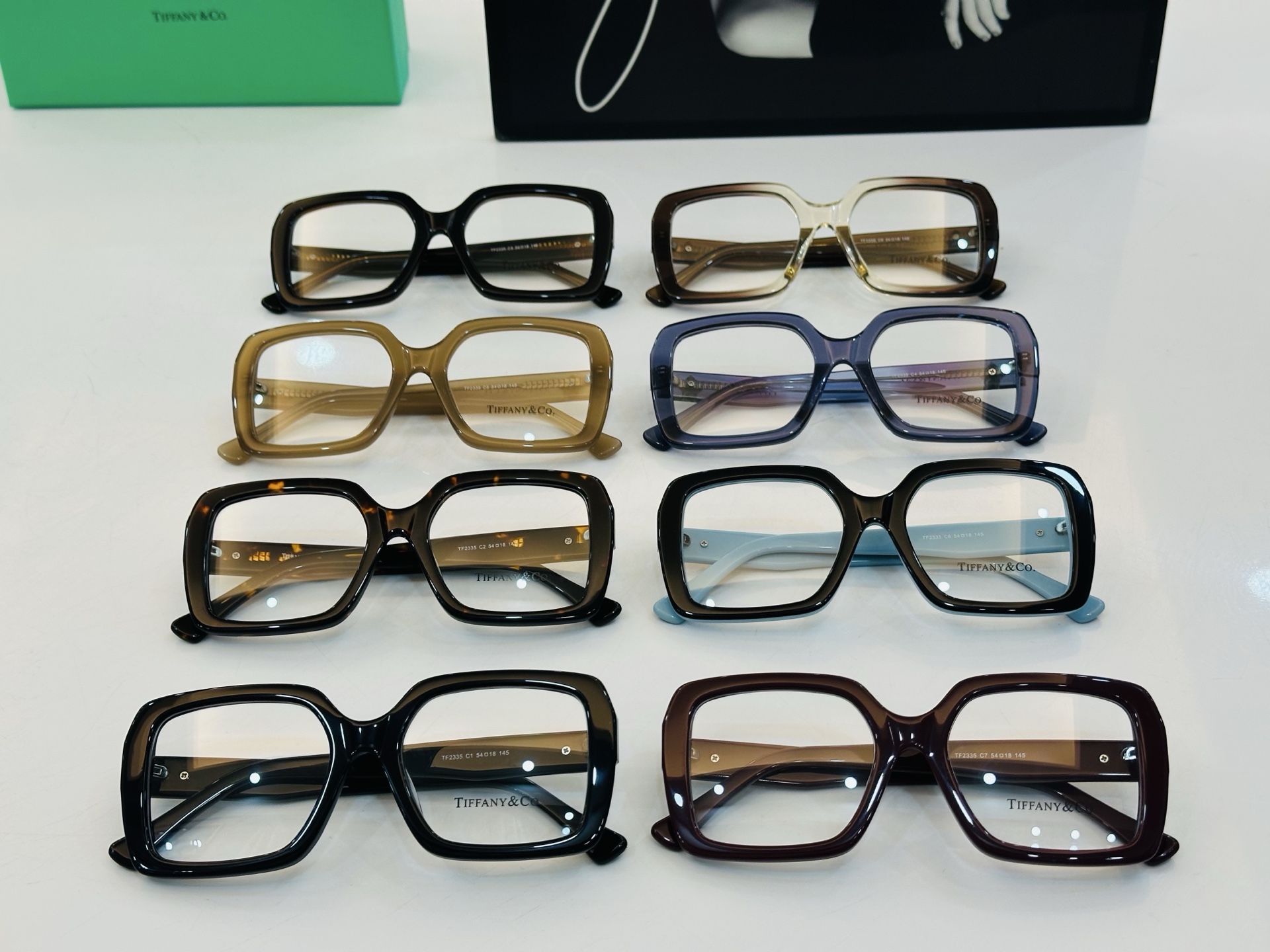 蒂芙家 Tiffany & CO. TF2335 Size：54口18-145 时尚太阳镜架 👍Z 多色