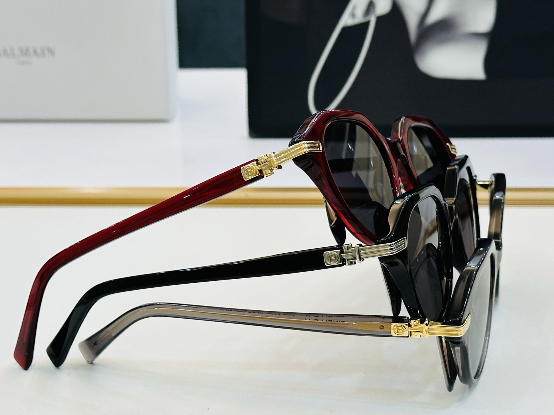 🆕 Balmain巴尔曼🌞MODEL:BPX-165F 🇨🇳🇨🇳🇨🇳SIZE: 48口22-140 标志