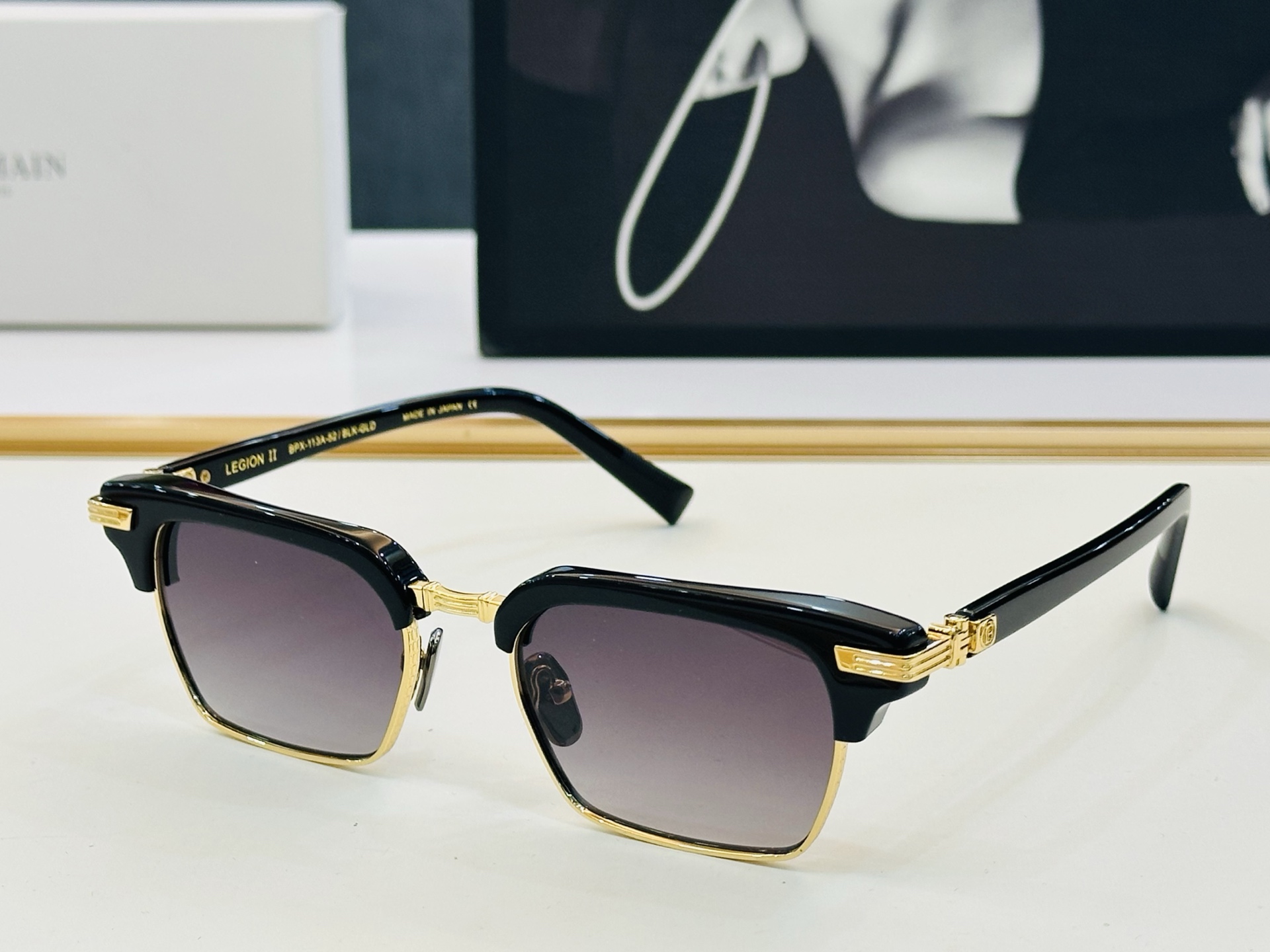 🆕 Balmain巴尔曼🌞MODEL:BPX-113A 🇨🇳🇨🇳🇨🇳SIZE: 52口19-140 标志