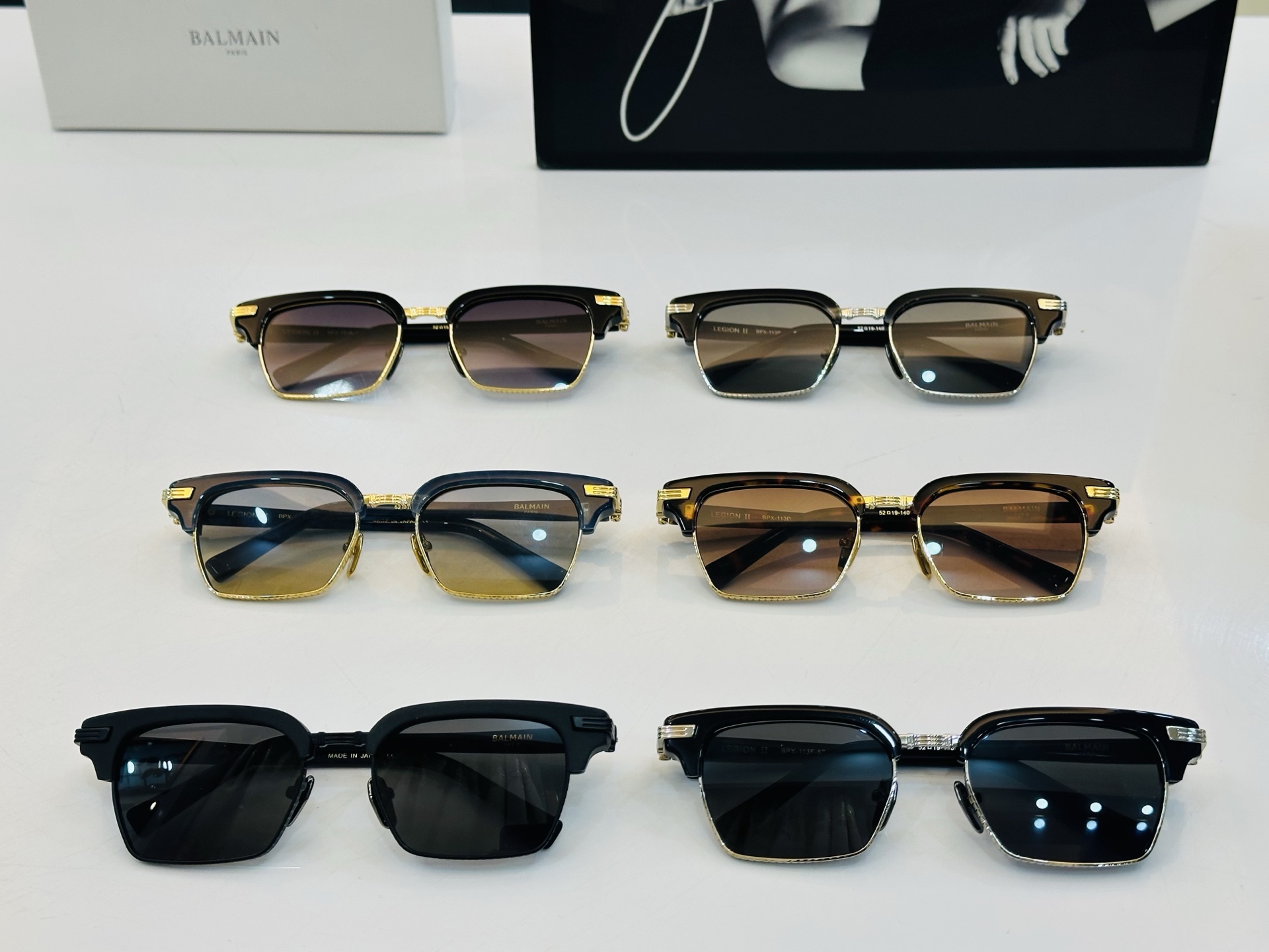 🆕 Balmain巴尔曼🌞MODEL:BPX-113A 🇨🇳🇨🇳🇨🇳SIZE: 52口19-140 标志