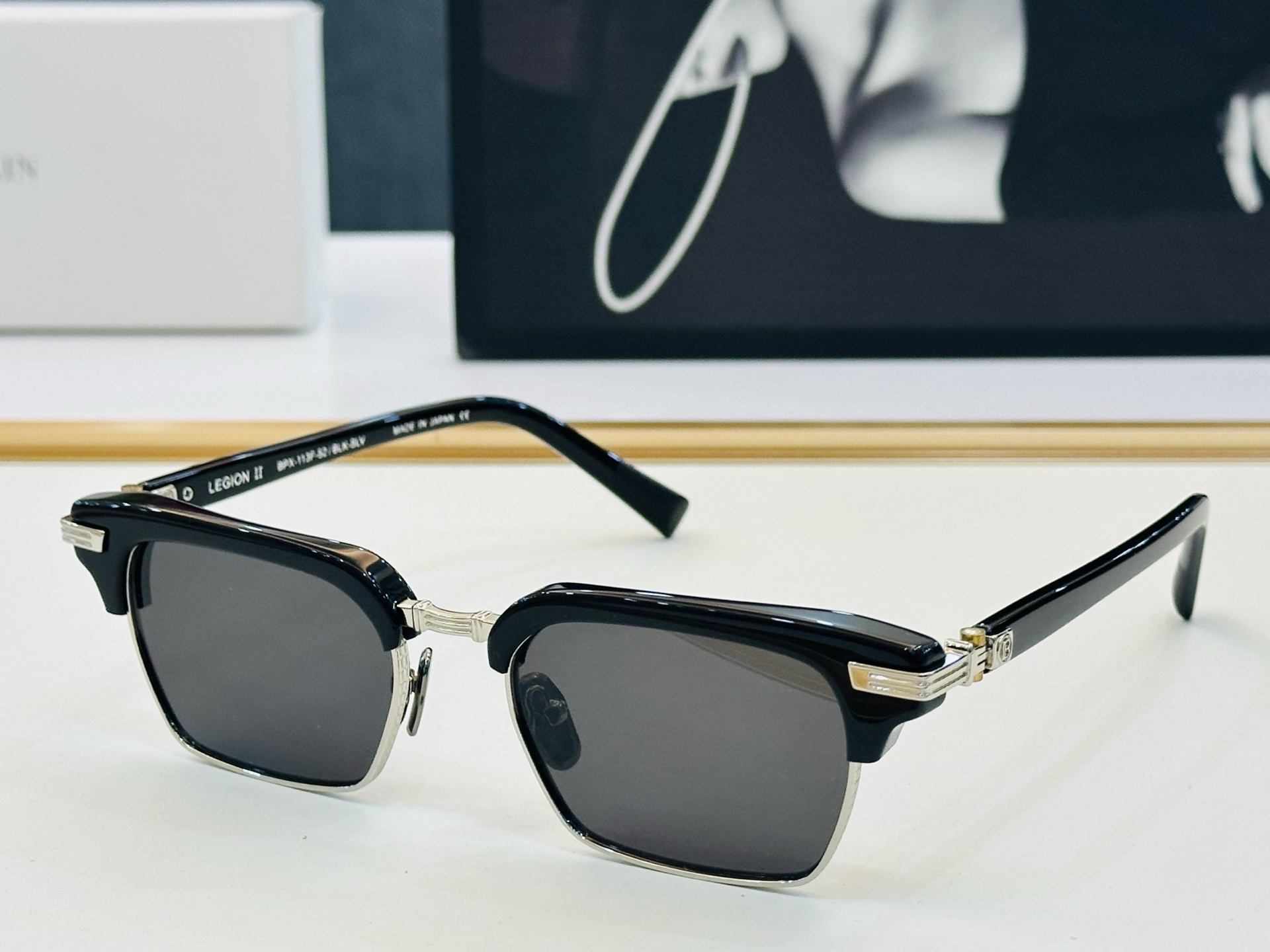 🆕 Balmain巴尔曼🌞MODEL:BPX-113A 🇨🇳🇨🇳🇨🇳SIZE: 52口19-140 标志