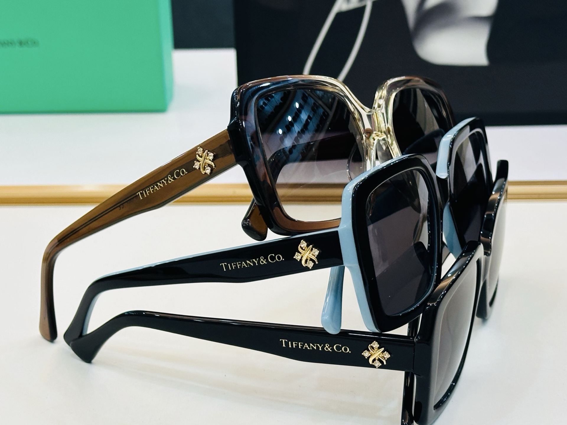 蒂芙家 Tiffany & CO. TF2335 Size：54口18-145 时尚太阳镜架 👍Z 多色