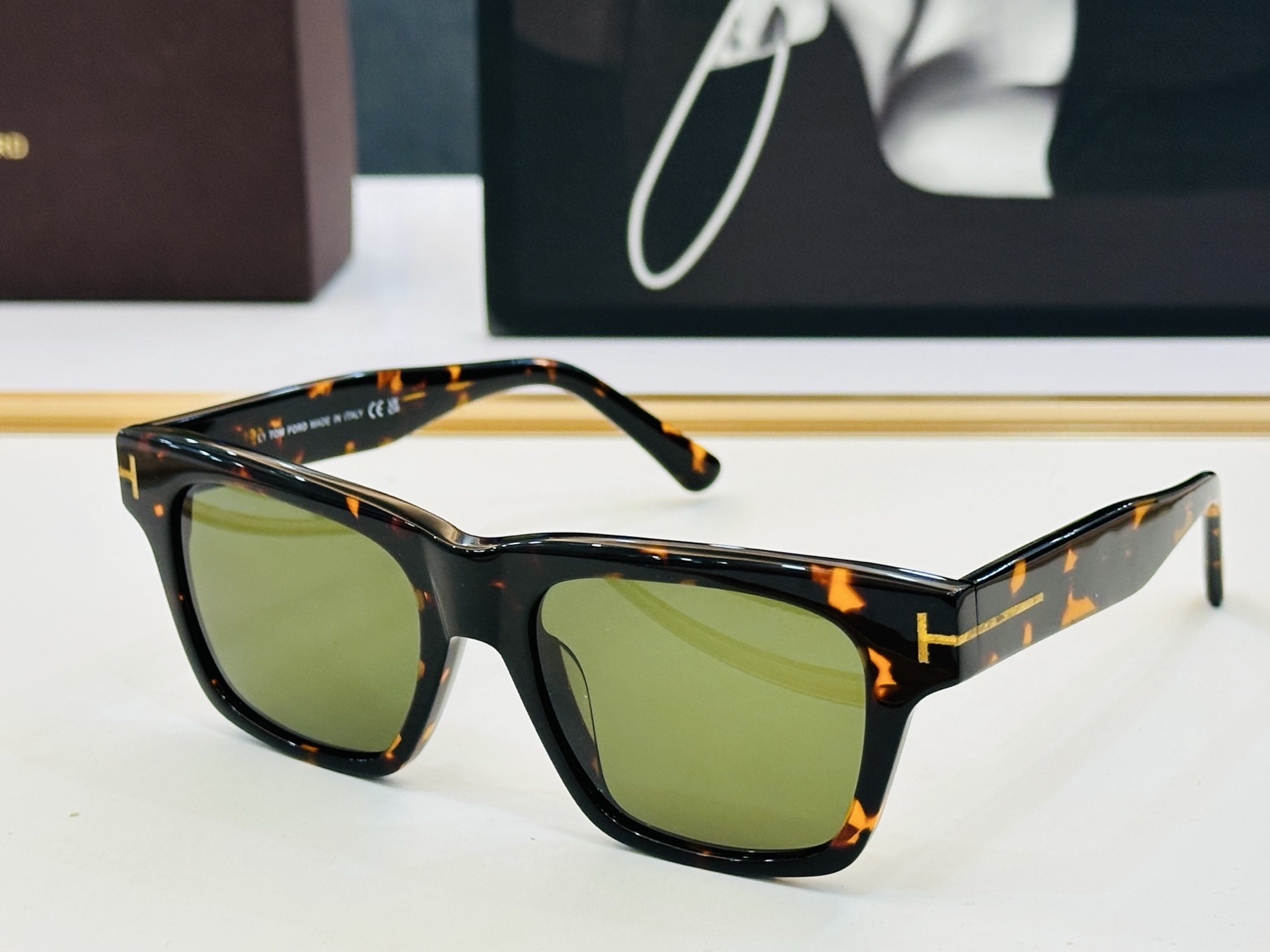 🎉TOM FOR*🎉汤姆家 Model: FT1280 Size：53口19-145 时尚框 板材太阳镜