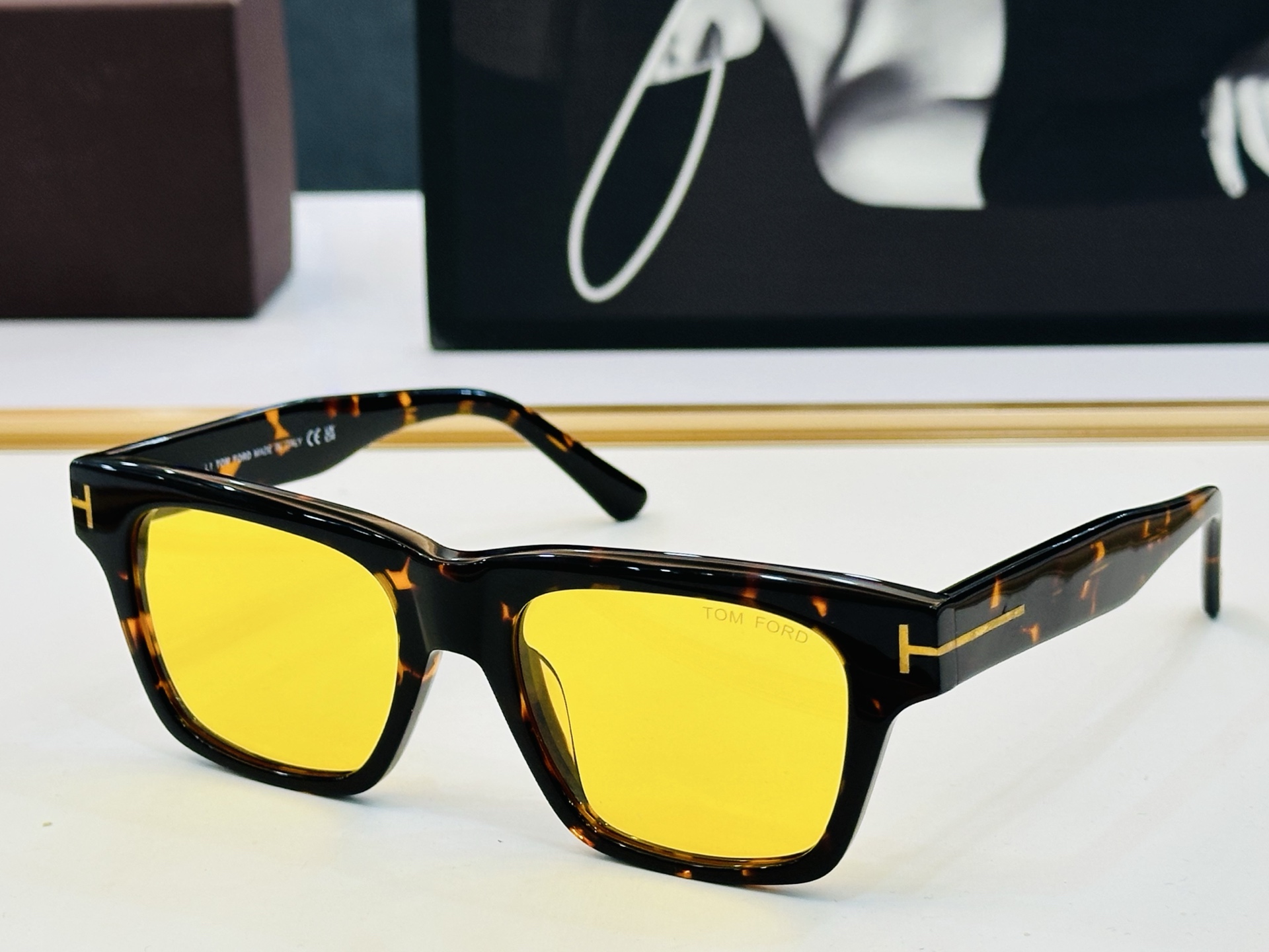 🎉TOM FOR*🎉汤姆家 Model: FT1280 Size：53口19-145 时尚框 板材太阳镜