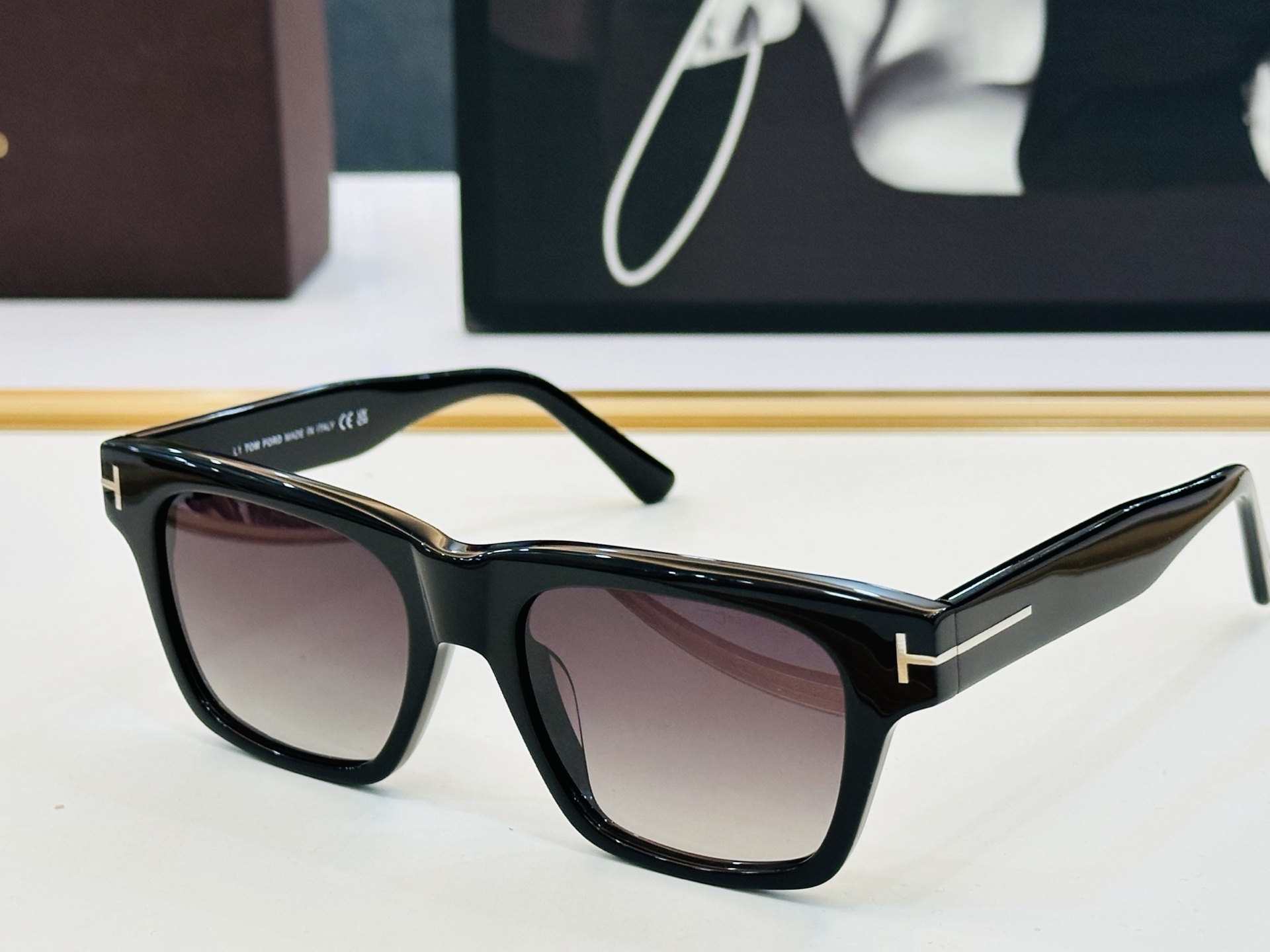 🎉TOM FOR*🎉汤姆家 Model: FT1280 Size：53口19-145 时尚框 板材太阳镜