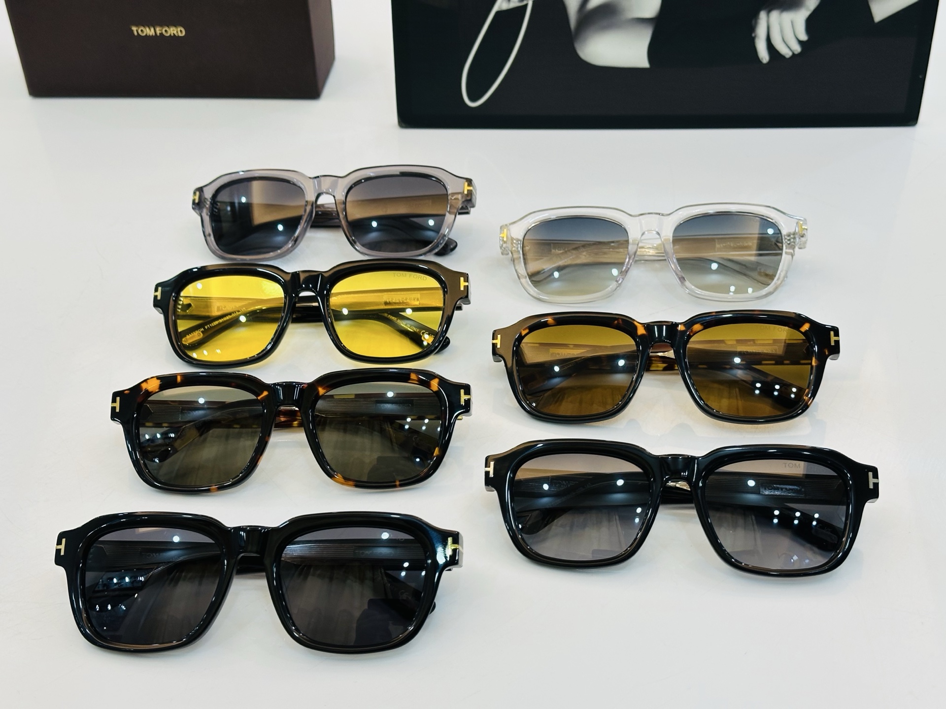 🎉TOM FOR*🎉汤姆家 Model: FT1226 Size：51口20-140 时尚框 板材太阳镜