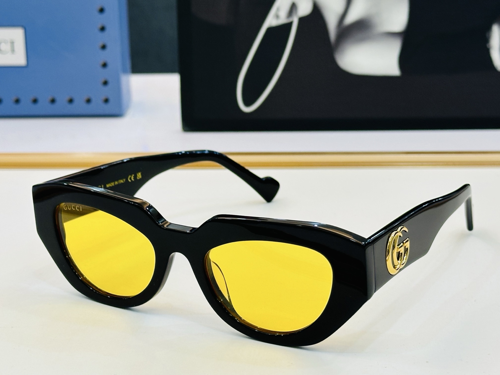 GUCC* 古家 GG1421S 🐝🐝系列 Size：51口20-145 🍁🍁 C超绝品质太阳镜 。