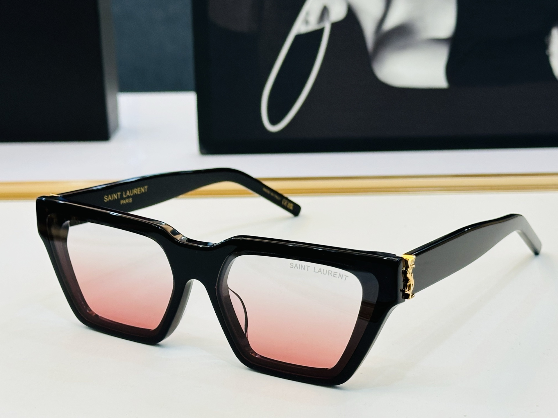 网红爆款 圣罗兰💫SL M252 💫Size：58口17-145 板材框设计 💎❤️XL俏皮甜美质感超好