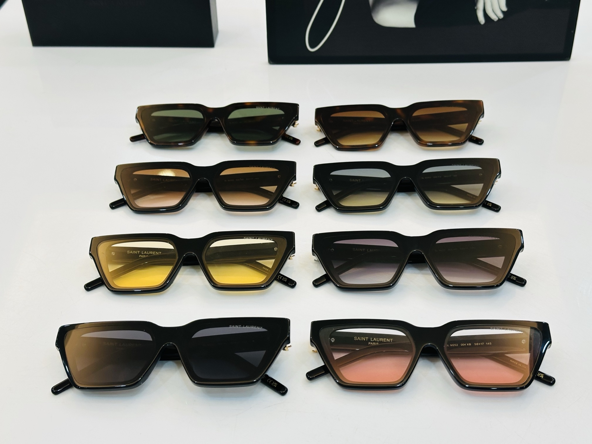 网红爆款 圣罗兰💫SL M252 💫Size：58口17-145 板材框设计 💎❤️XL俏皮甜美质感超好