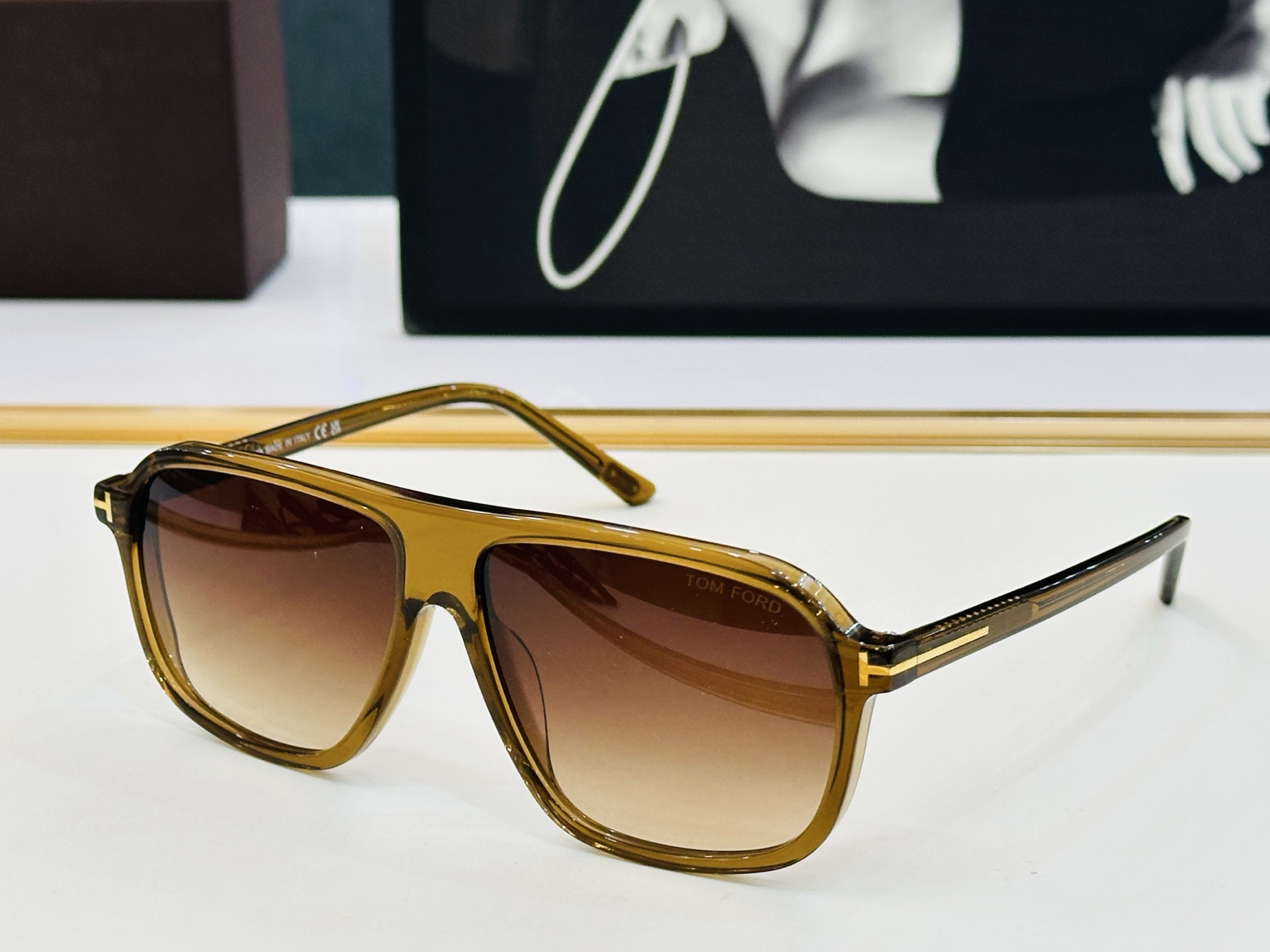 🎉TOM FOR*🎉汤姆家 Model: FT1208 Size：61口12-140 时尚框 板材框 👓