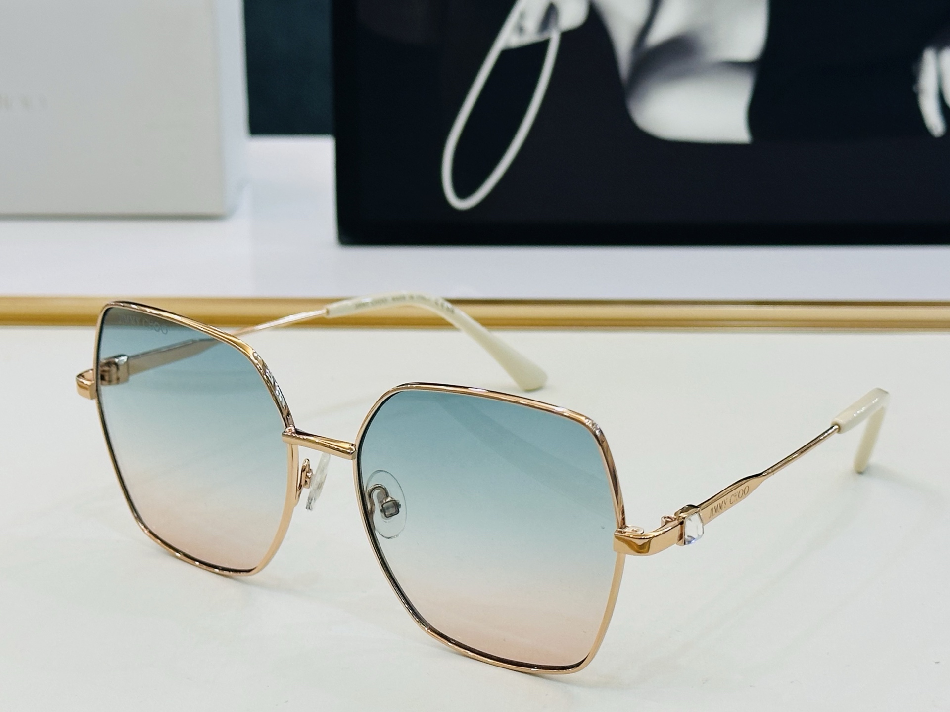 JIMMY CHO* 吉米家 JCREYES/S Size：59口17-145 新款 坚持一如既往最高品