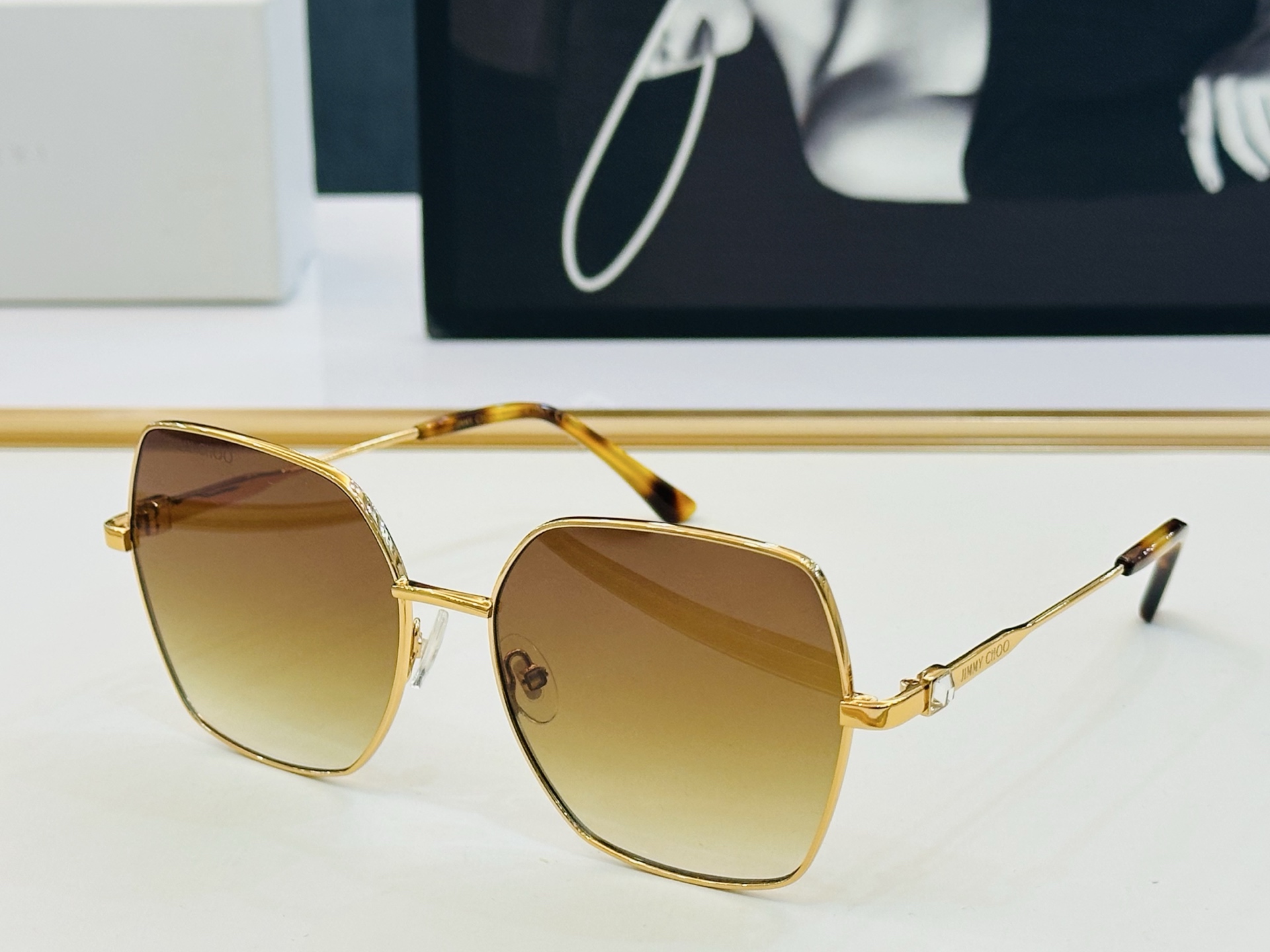 JIMMY CHO* 吉米家 JCREYES/S Size：59口17-145 新款 坚持一如既往最高品