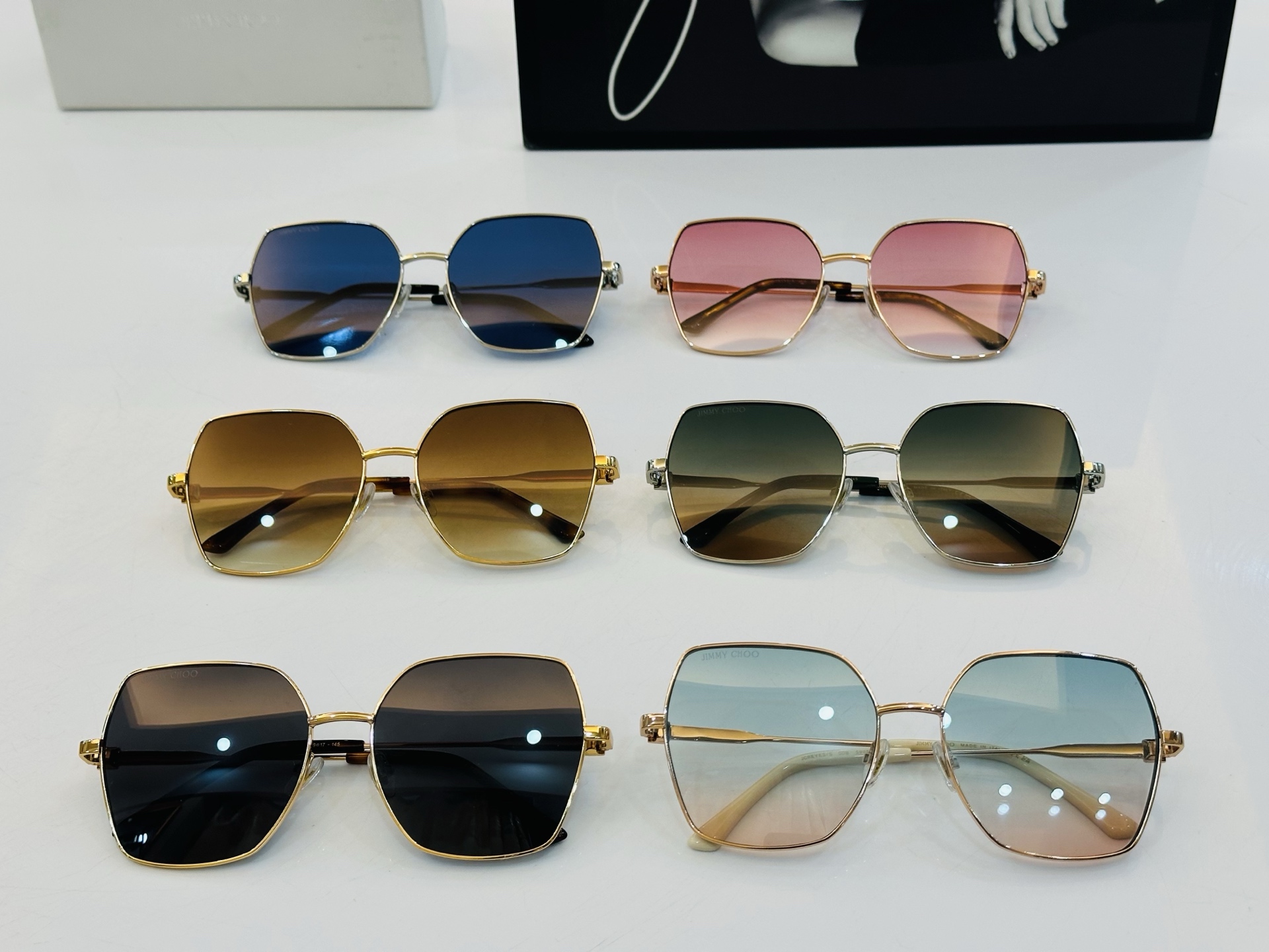 JIMMY CHO* 吉米家 JCREYES/S Size：59口17-145 新款 坚持一如既往最高品