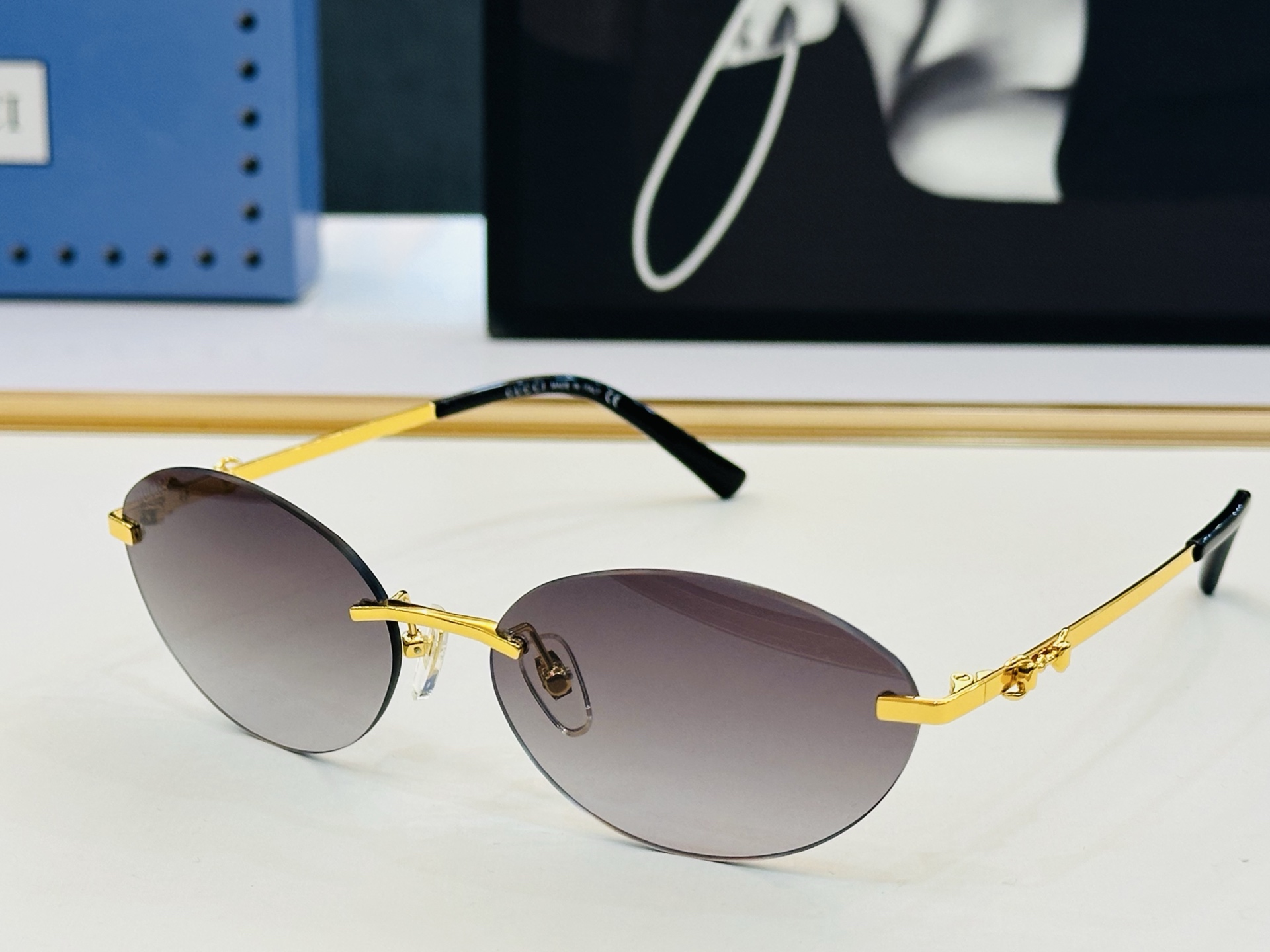 🔺GUCC*🔻 古家GG2051S Size：59口17-140 原版墨镜搭配镜框🔝🔝时尚靓丽 F个性十