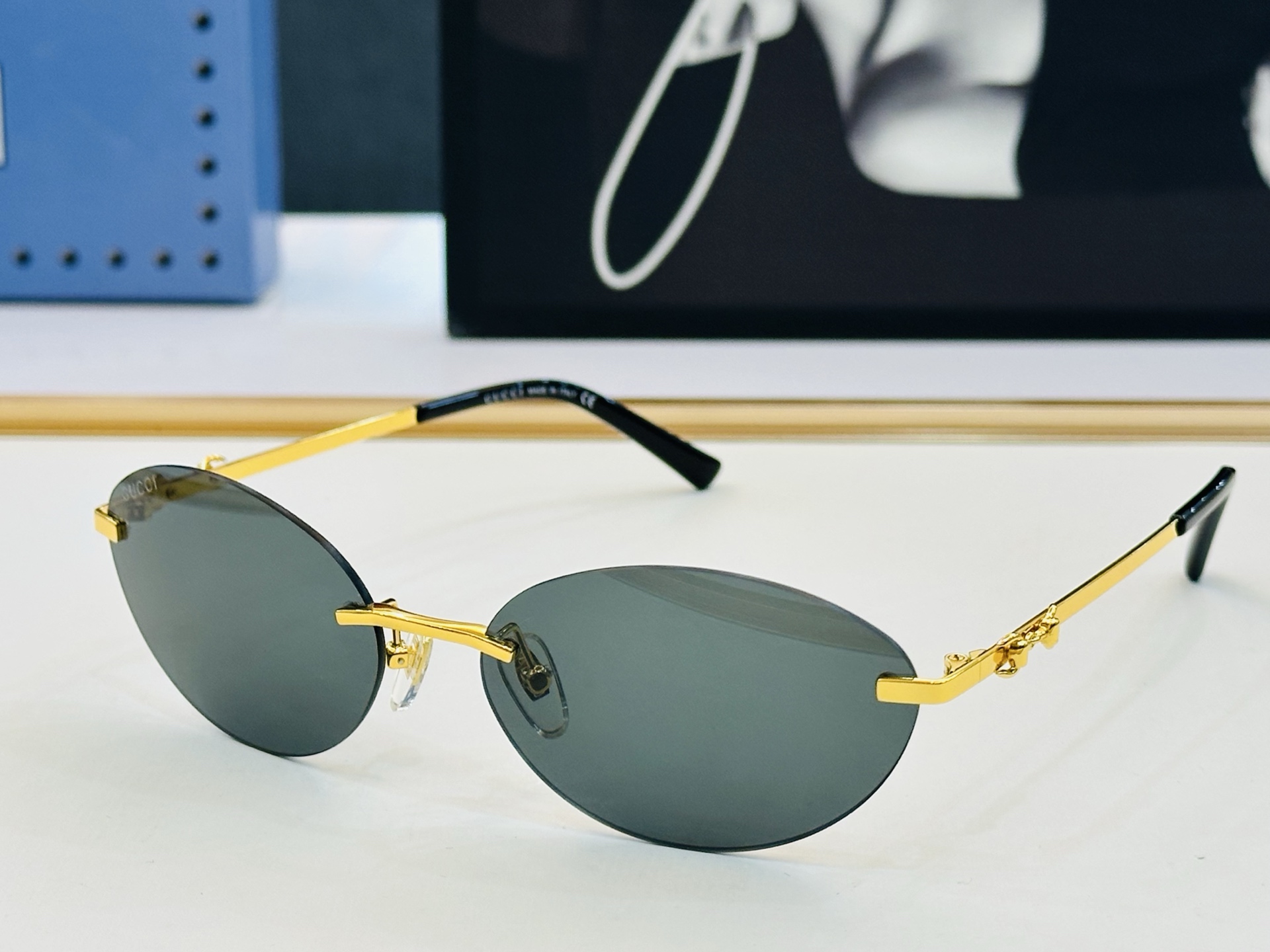 🔺GUCC*🔻 古家GG2051S Size：59口17-140 原版墨镜搭配镜框🔝🔝时尚靓丽 F个性十