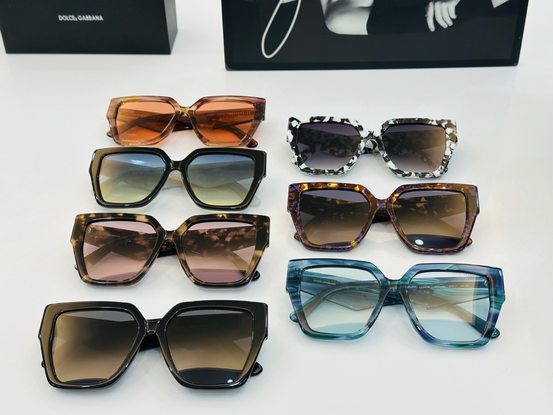 🆕 官网款 🔺DOLCE&GABBAN*🔻DG4438 Size：55口17-145 新颖独特🔝🔝b美艳