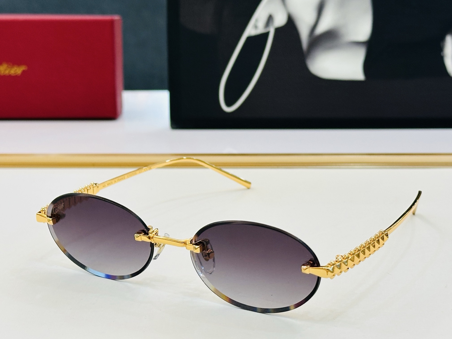 🆕 原版Cartie* 卡家 太阳镜 CT0755S Size：58口口19-145电镀工艺精湛大牌品 