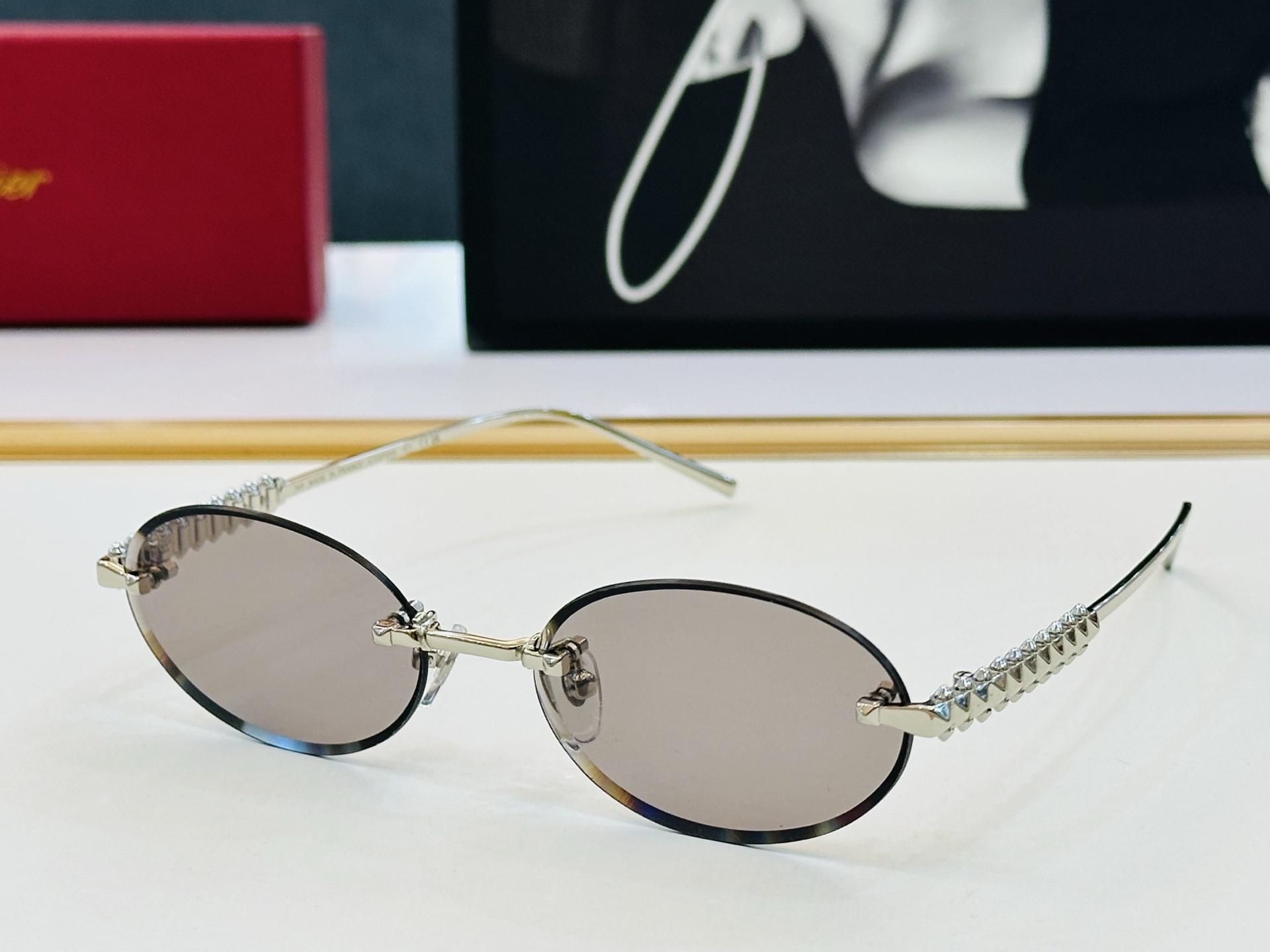 🆕 原版Cartie* 卡家 太阳镜 CT0755S Size：58口口19-145电镀工艺精湛大牌品 