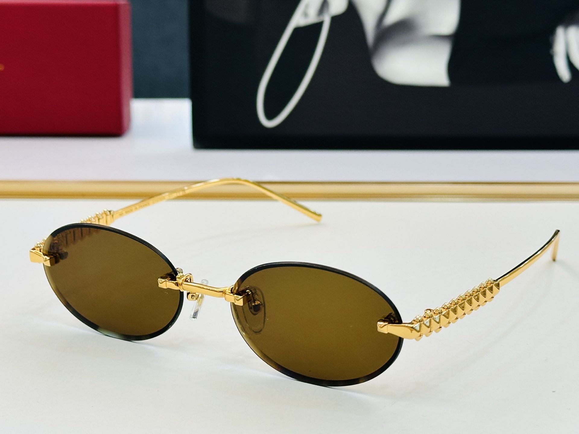 🆕 原版Cartie* 卡家 太阳镜 CT0755S Size：58口口19-145电镀工艺精湛大牌品 