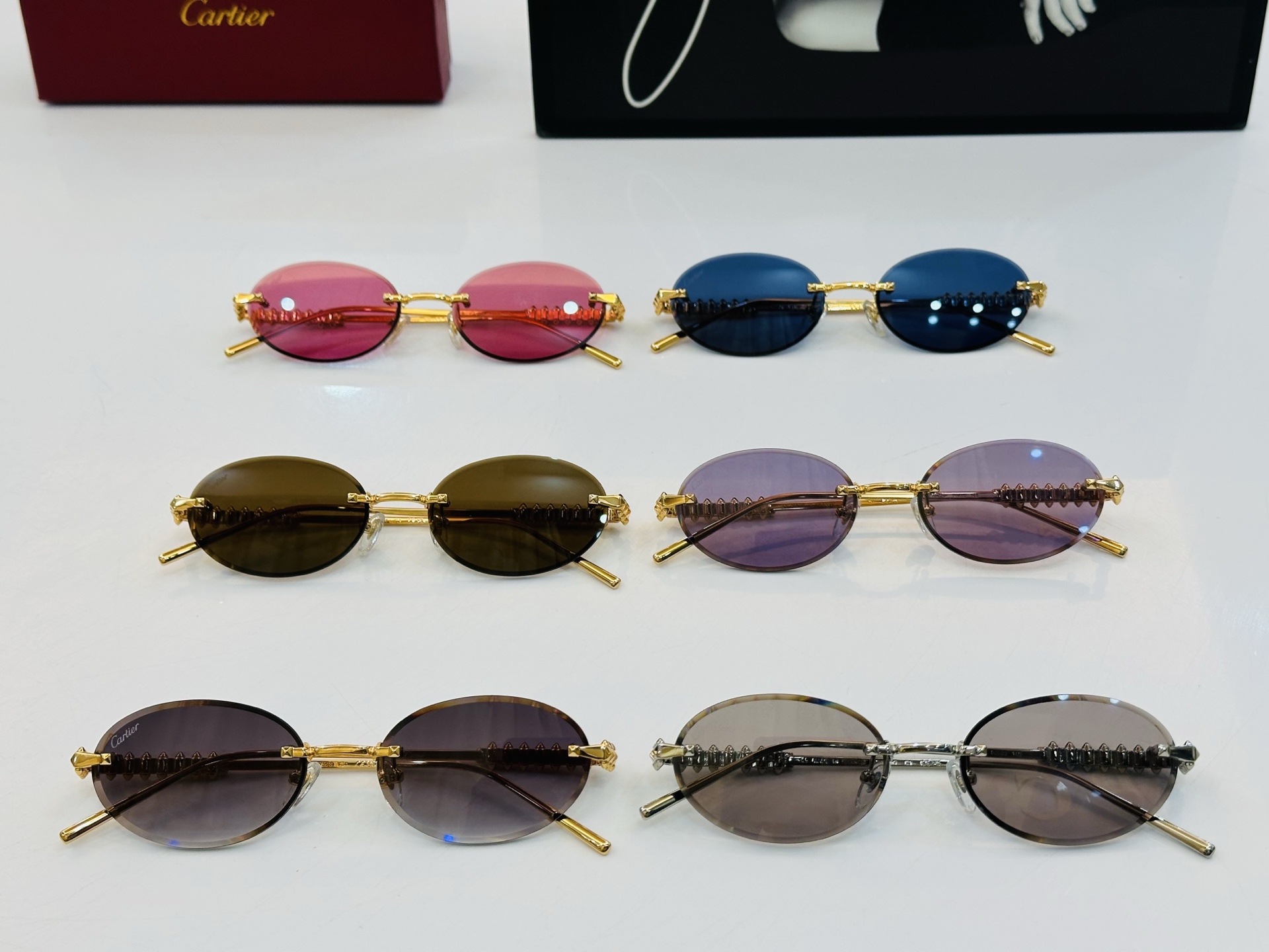 🆕 原版Cartie* 卡家 太阳镜 CT0755S Size：58口口19-145电镀工艺精湛大牌品 