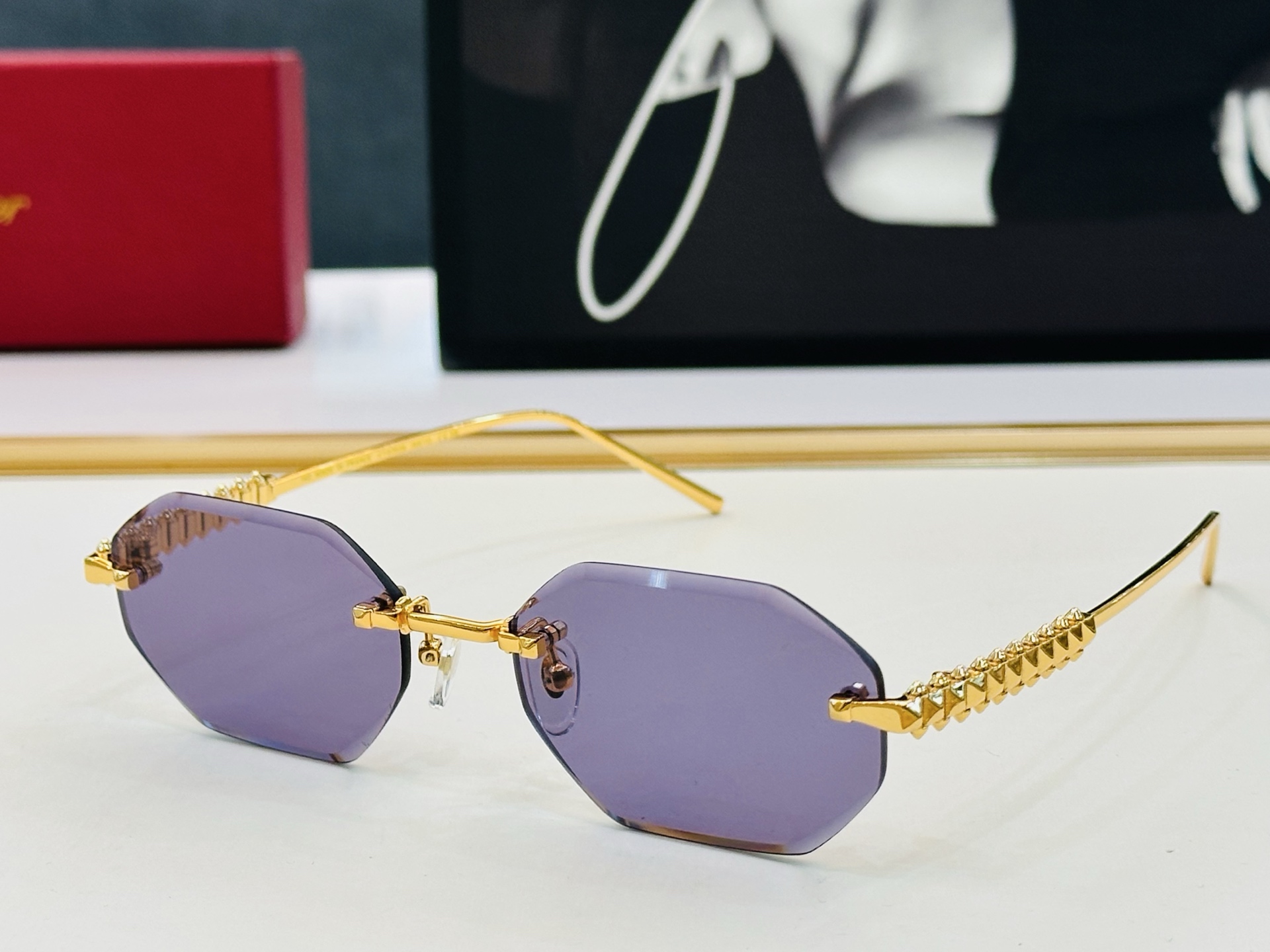 🆕 原版Cartie* 卡家 太阳镜 CT0703S Size：58口口18-145电镀工艺精湛大牌品 