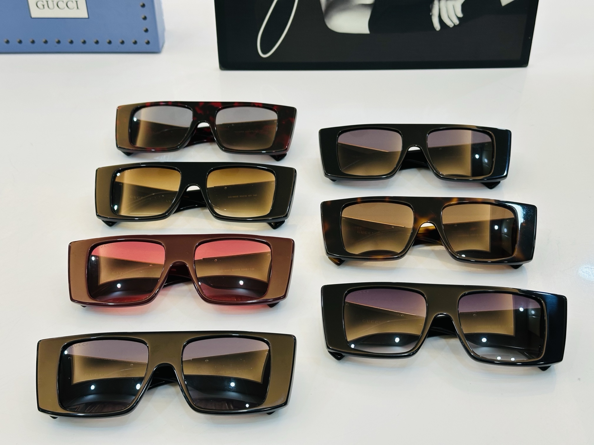 爆款 到货GUCC* 古家 GG1888S Size：50口18-140 经典板材框 [悠闲]🎈C超经典