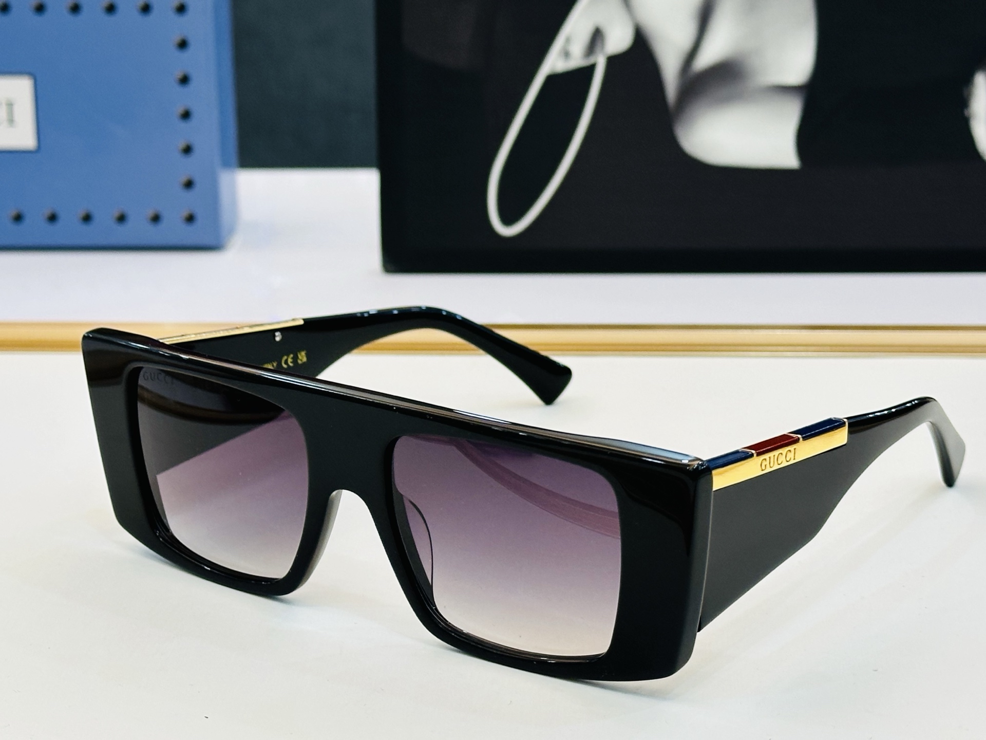 爆款 到货GUCC* 古家 GG1888S Size：50口18-140 经典板材框 [悠闲]🎈C超经典