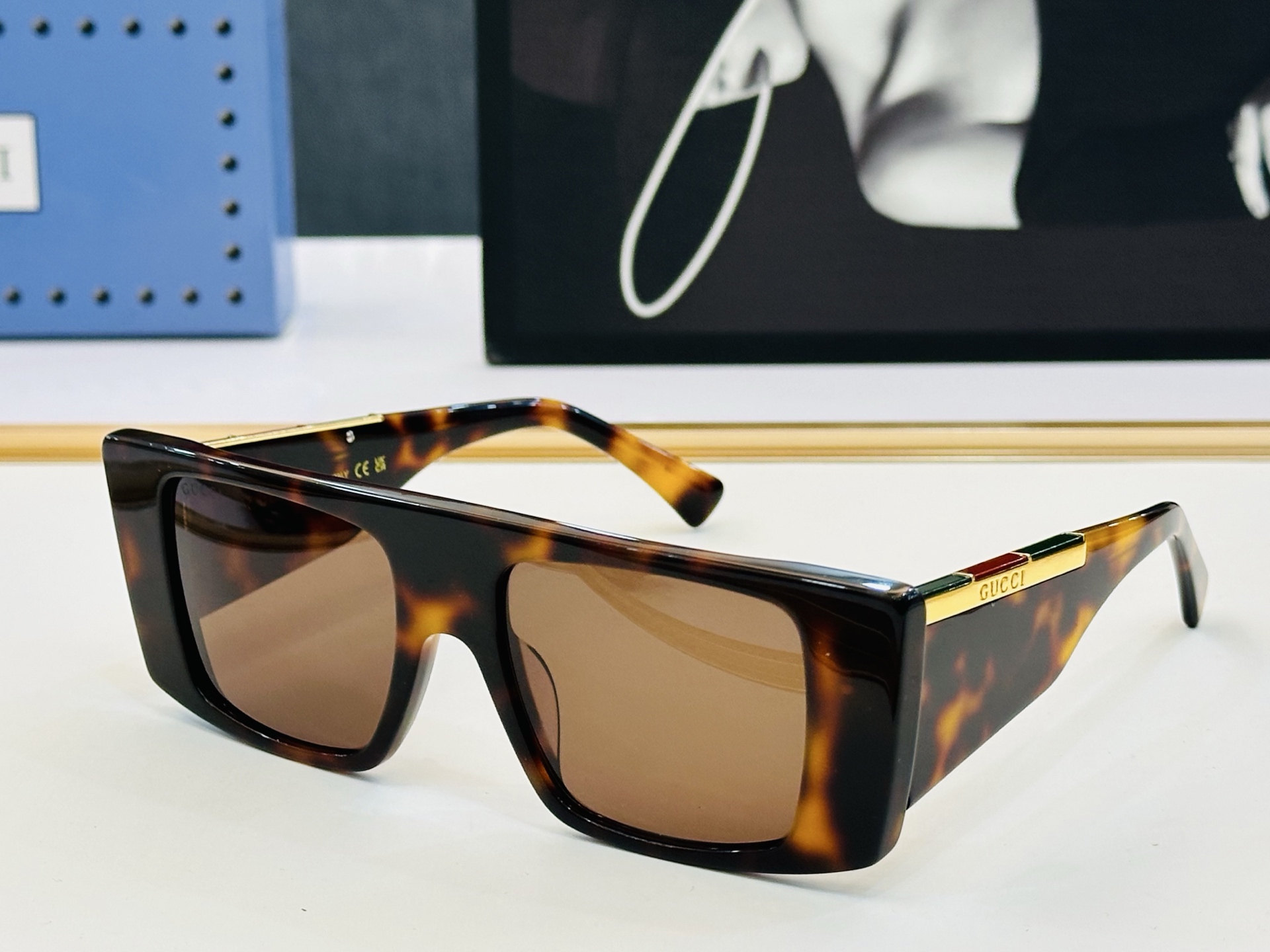 爆款 到货GUCC* 古家 GG1888S Size：50口18-140 经典板材框 [悠闲]🎈C超经典