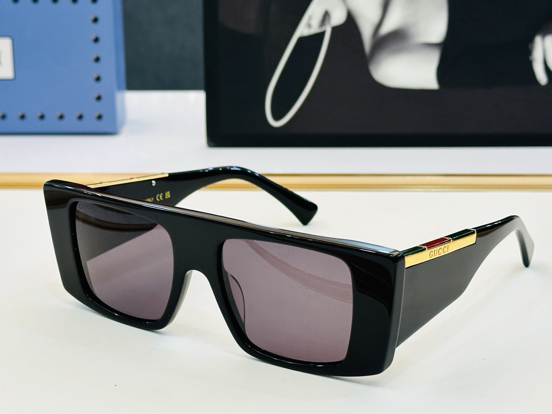 爆款 到货GUCC* 古家 GG1888S Size：50口18-140 经典板材框 [悠闲]🎈C超经典