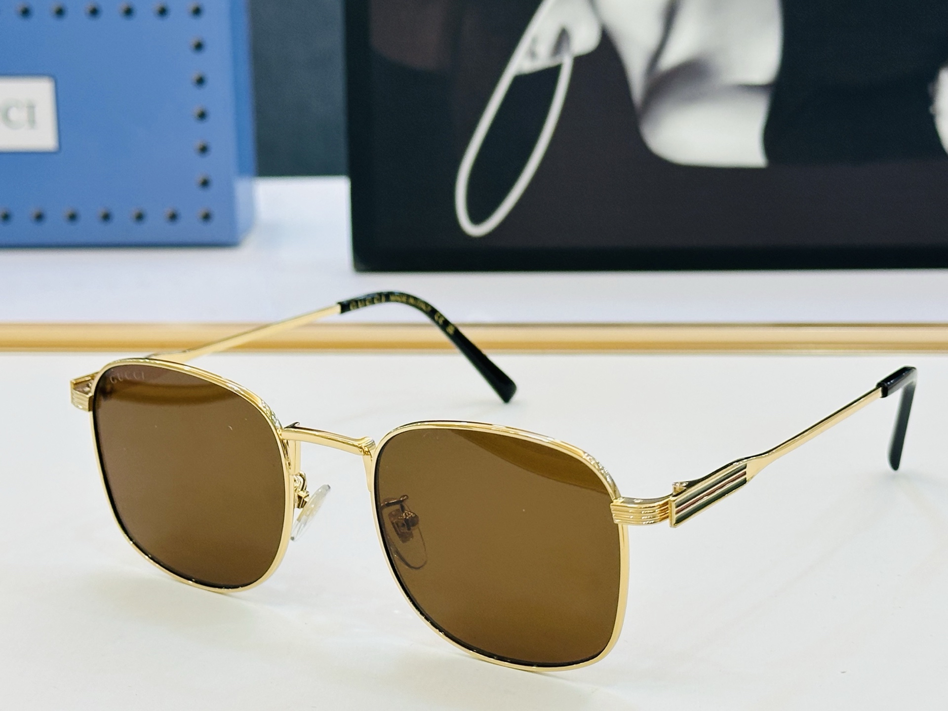 GUCC* 古家 GG1876S 🐝🐝系列 Size：53口20-145 🍁🍁 L超绝品质太阳镜 。