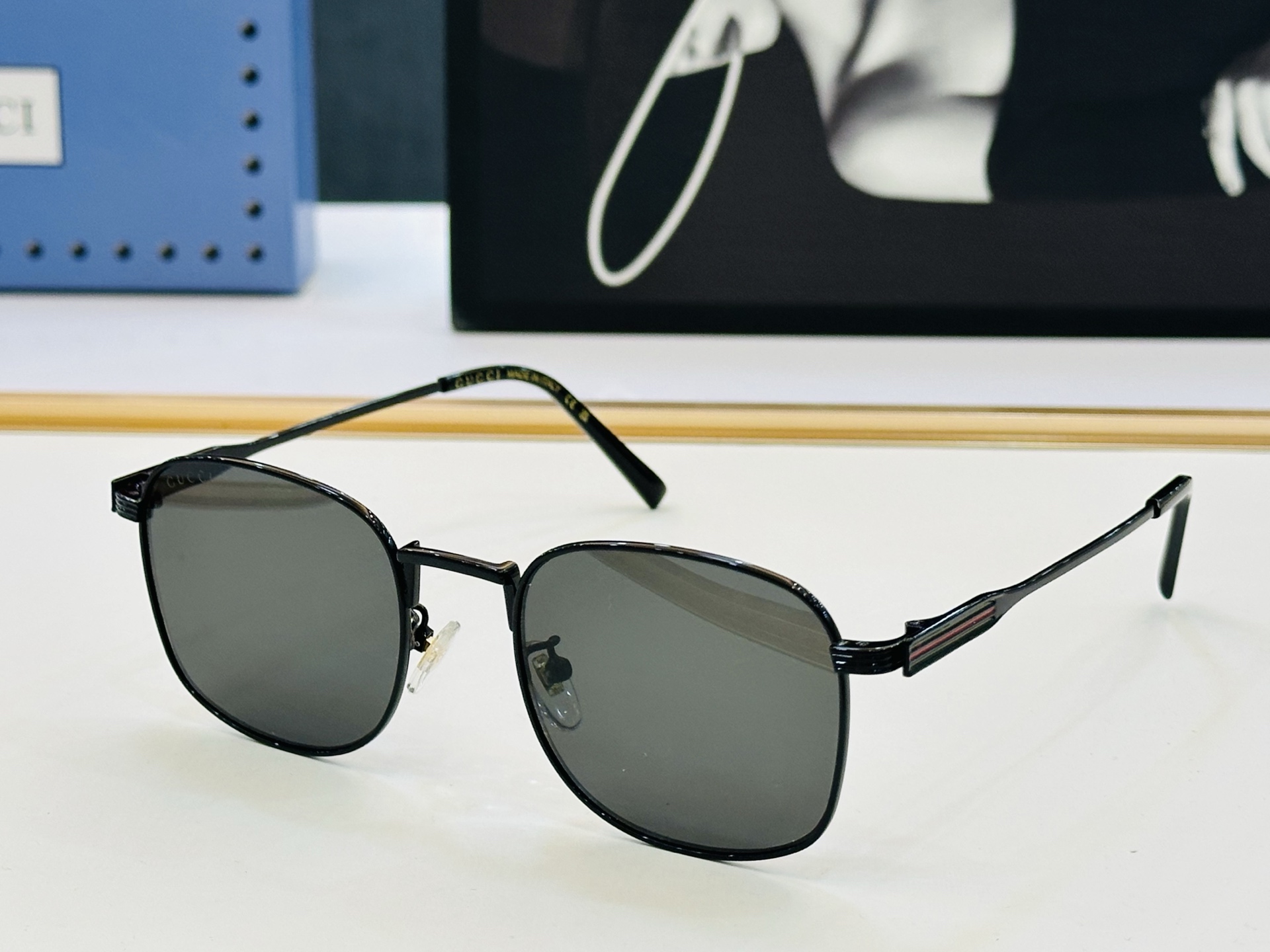 GUCC* 古家 GG1876S 🐝🐝系列 Size：53口20-145 🍁🍁 L超绝品质太阳镜 。