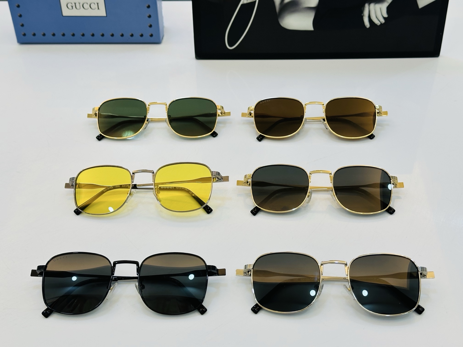 GUCC* 古家 GG1876S 🐝🐝系列 Size：53口20-145 🍁🍁 L超绝品质太阳镜 。