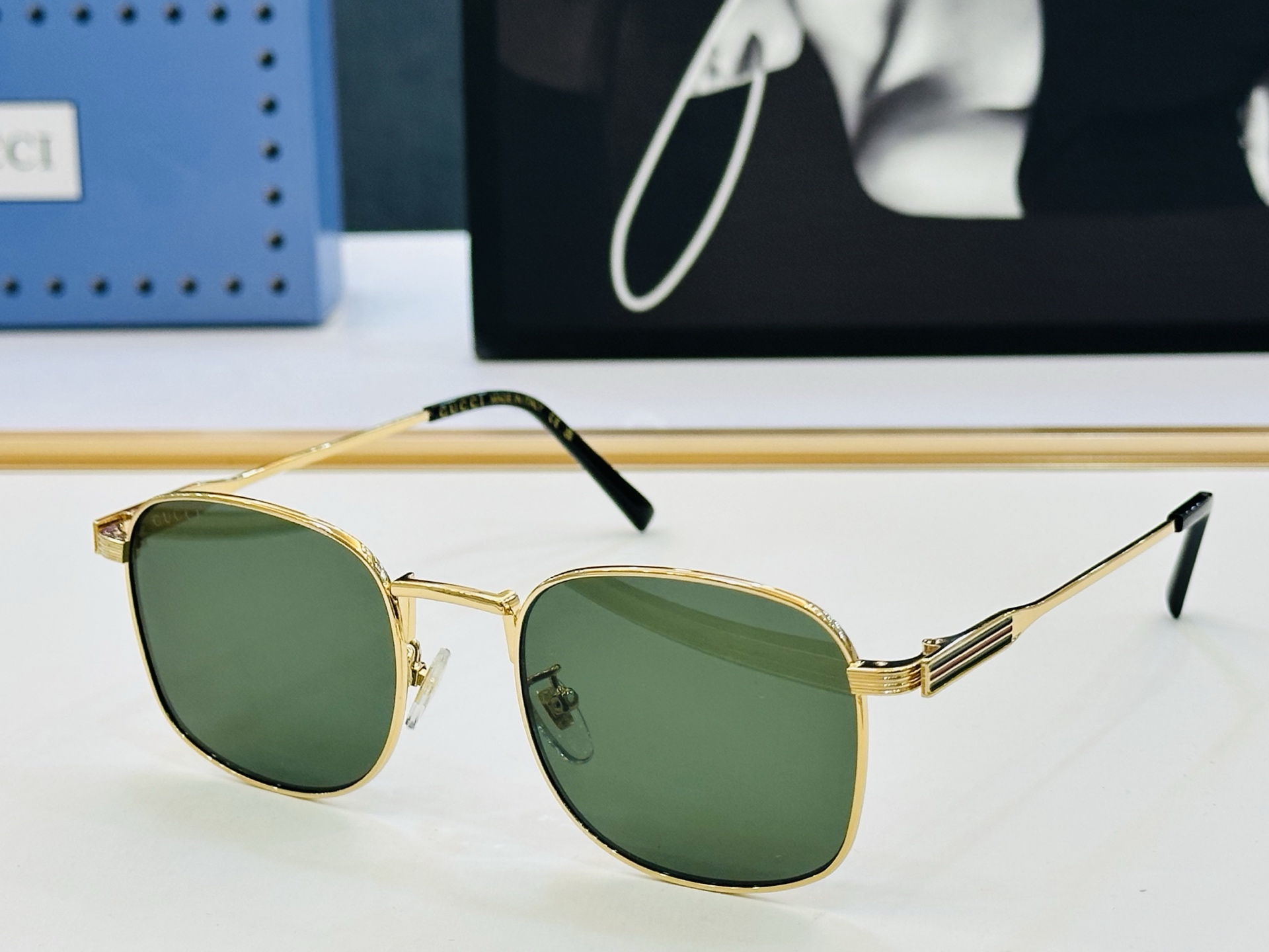 GUCC* 古家 GG1876S 🐝🐝系列 Size：53口20-145 🍁🍁 L超绝品质太阳镜 。