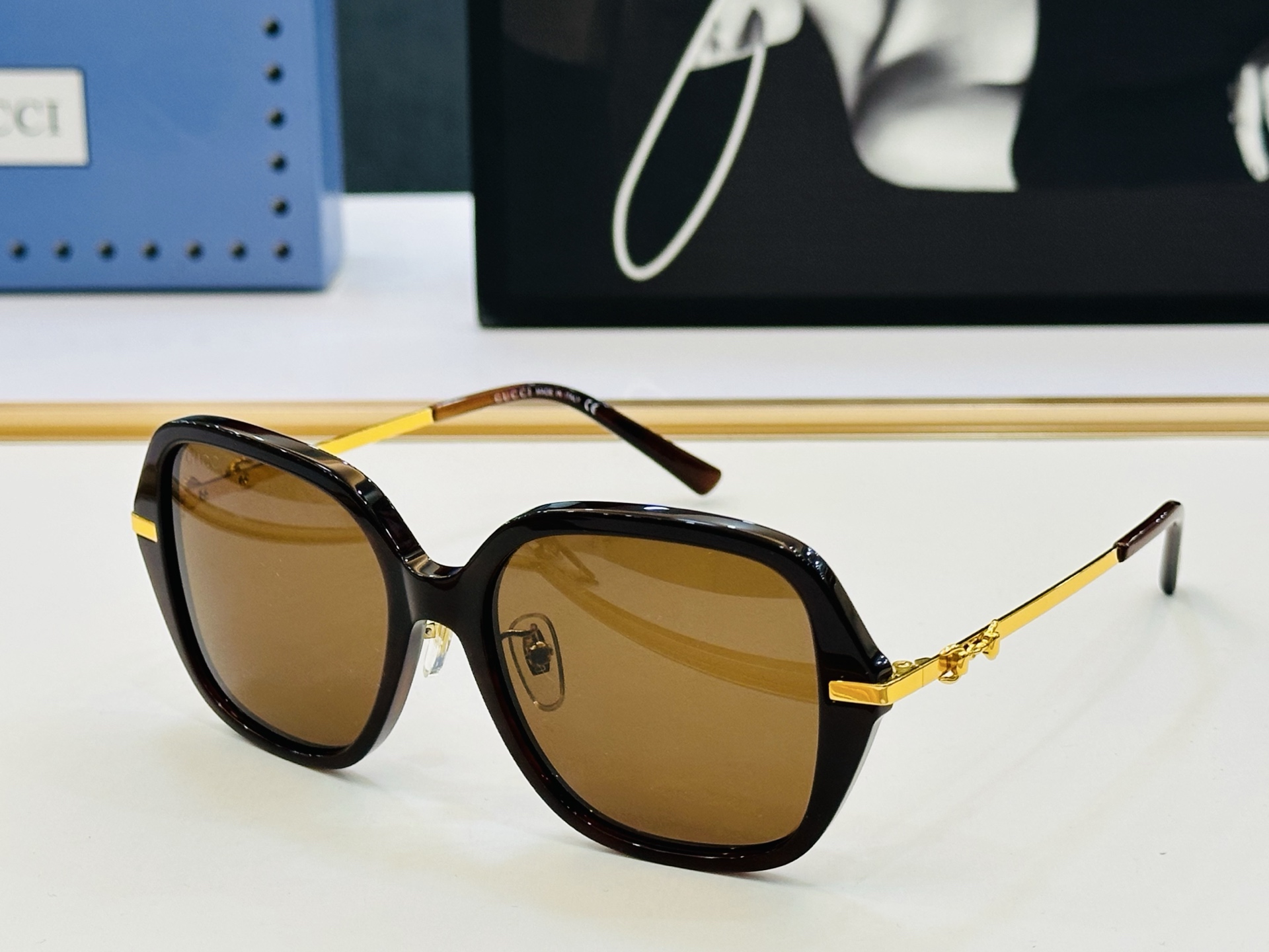 GUCC* 古家 GG2055SA 🐝🐝系列 Size：54口17-140 🍁🍁 F超绝品质太阳镜 。