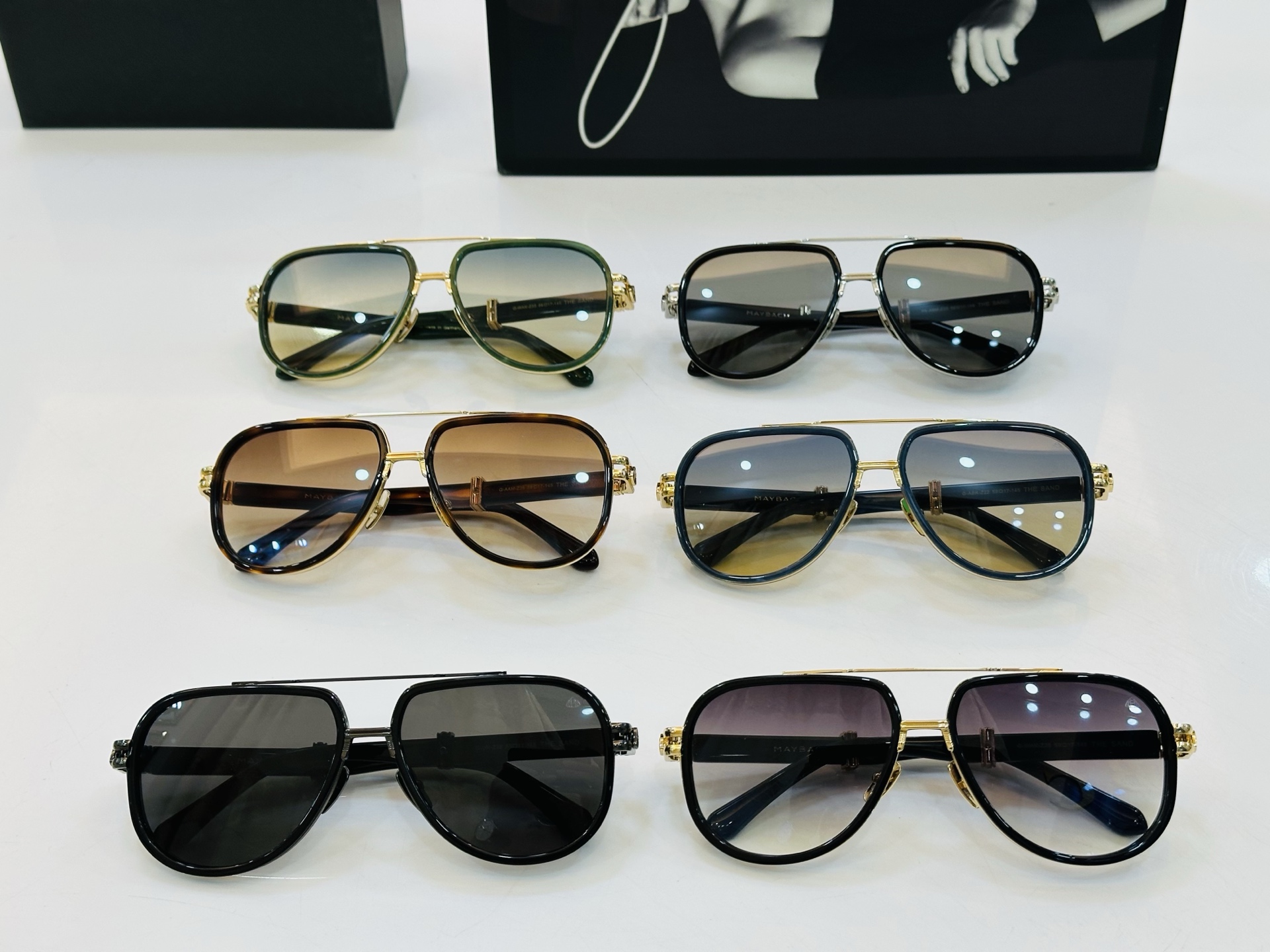 高品质 迈巴赫 🎉🎉做工精美💕💕MAYBAC*H Z36 Size：59口17-145 质感十足 CC👍